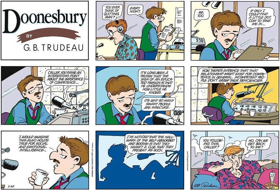 Throwback to Doonesbury: A Glimpse from February 20, 2000