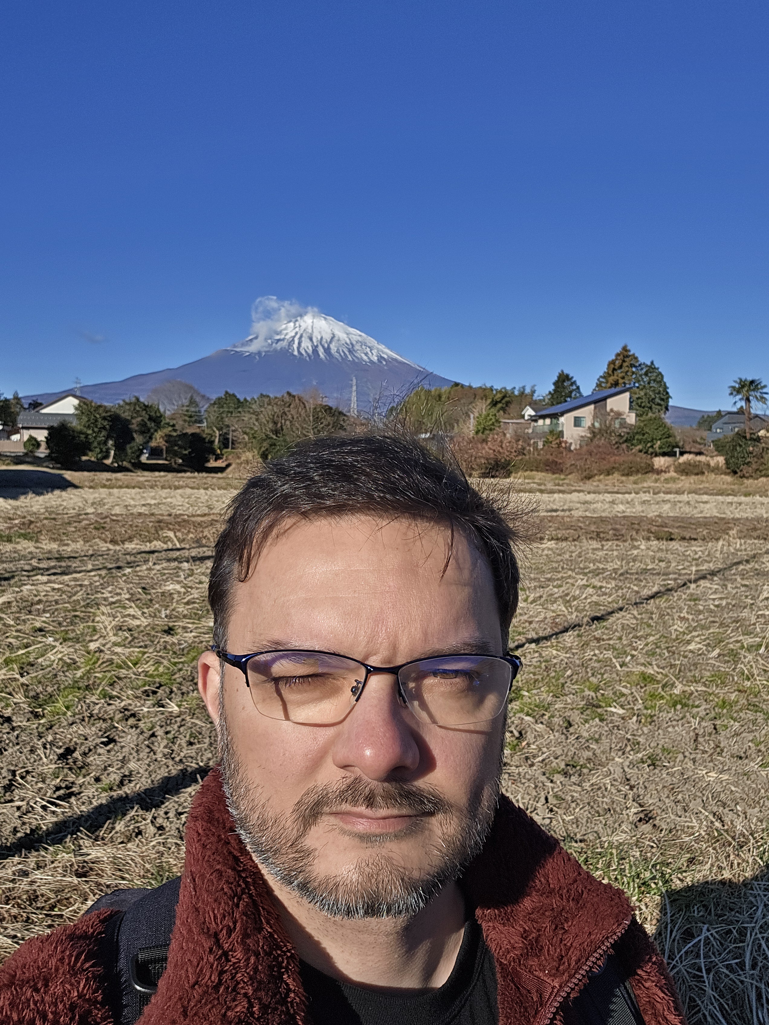 Sending Christmas cheer from the majestic Mt. Fuji!