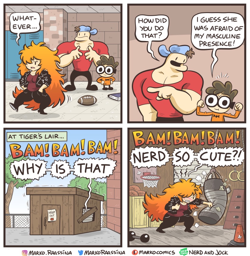 Nerds and Jocks Unite: A Tiger Makes an Entrance