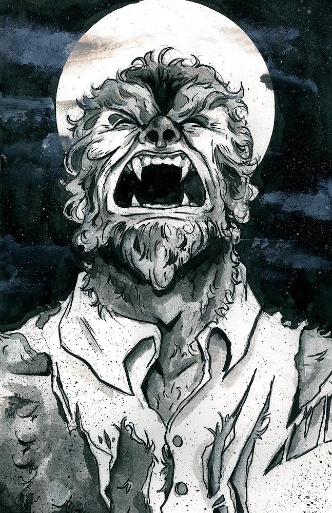Sketch 19 of 31: Unleashing the Wolfman!