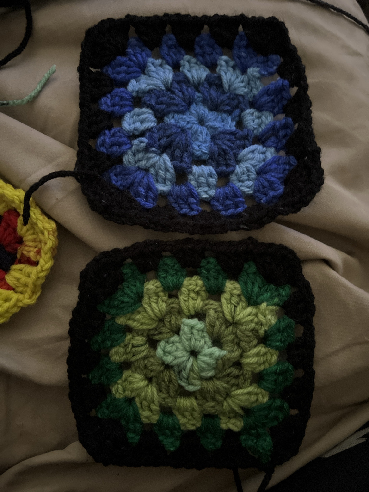 I've got 11 skeins of granny square yarn ready—will it be enough to make a blanket for my in-laws who tower over me?