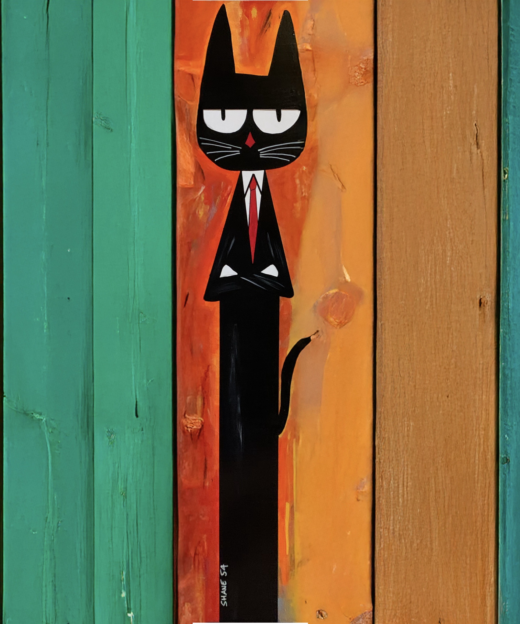 Corporate Cat: A Purr-fectly Artistic Take