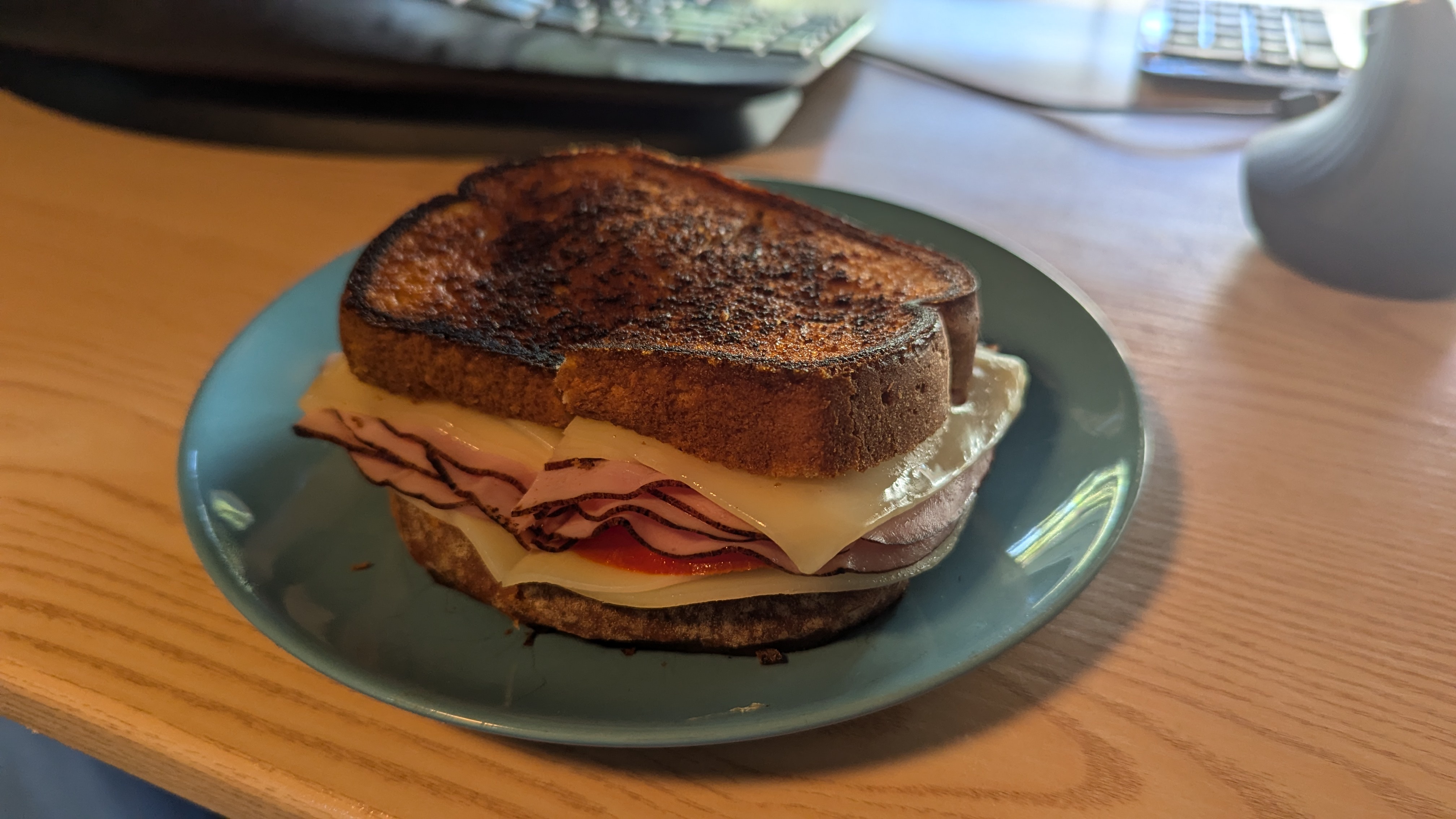 Feeling a bit under the weather after my COVID shot, but I whipped up the ultimate patty melt!