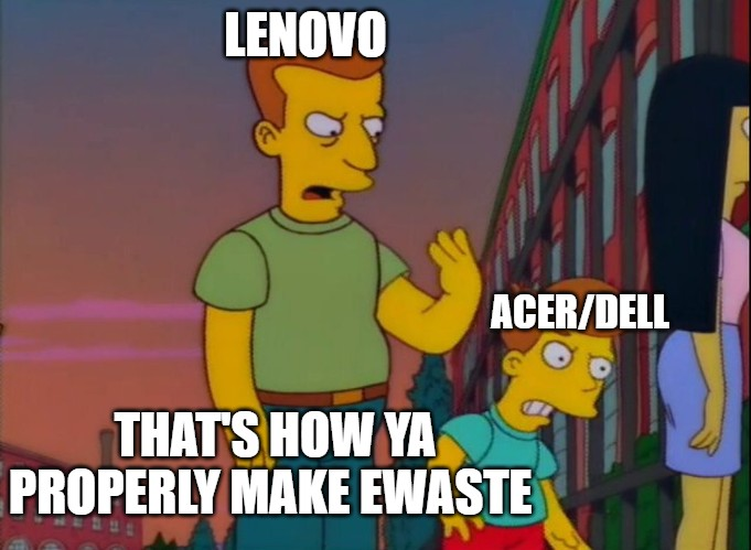 Kudos to Good Guy Lenovo!