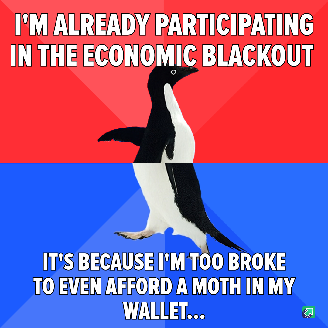 Joining in no matter what because capitalism can be tough!