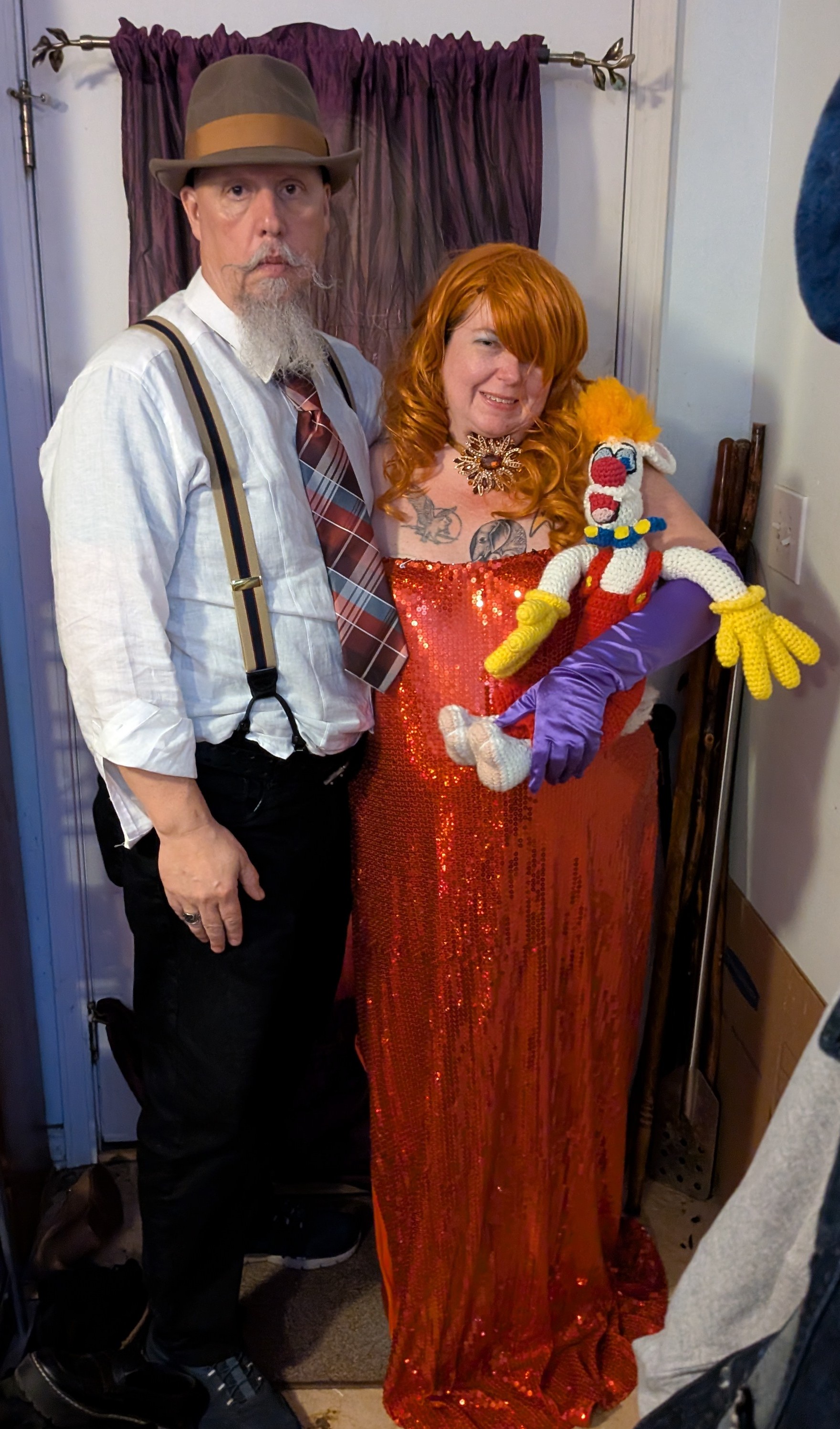 P-p-p-p-pleading with Eddie! Late to the Costume Contest but Proud of This Effort!
