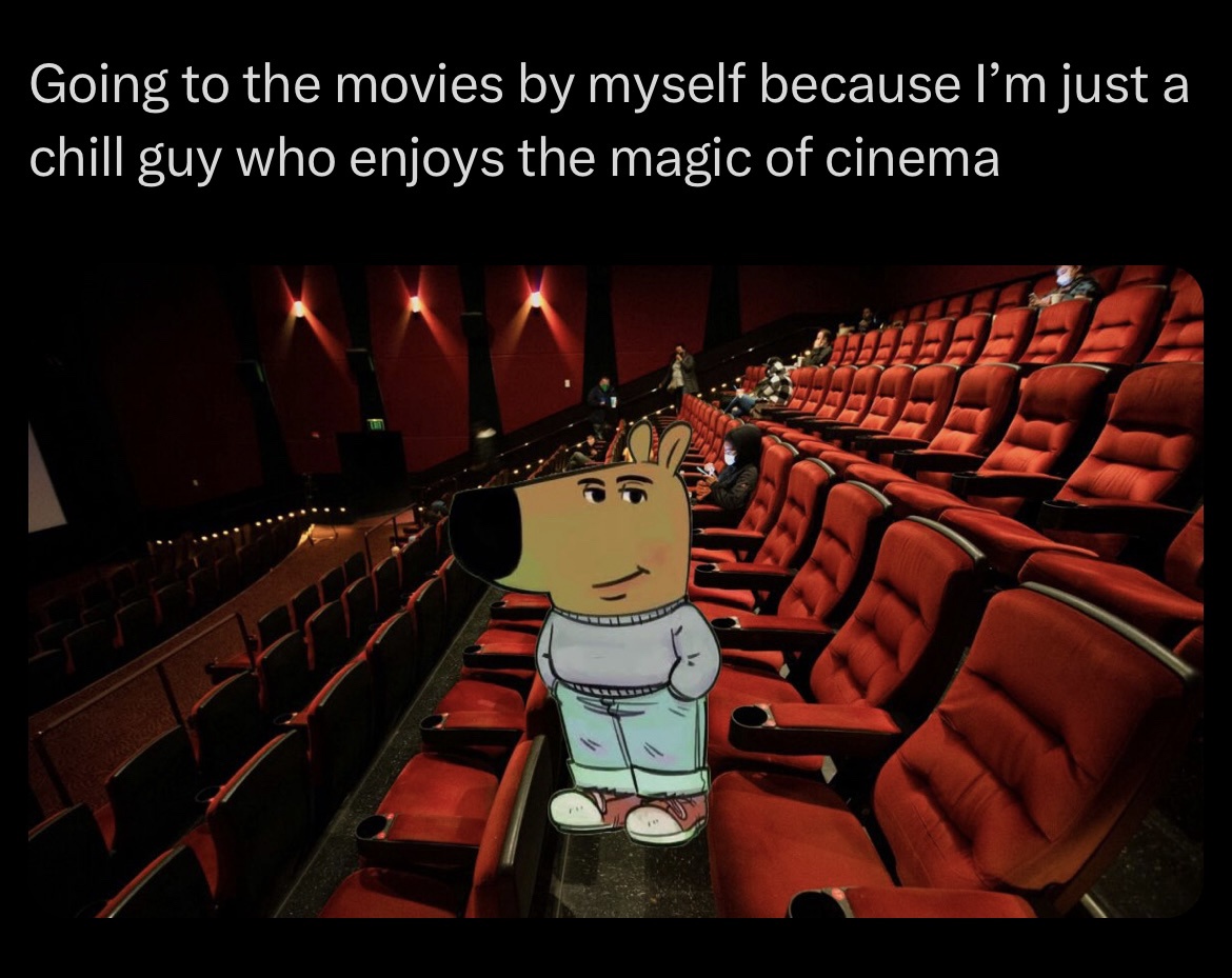 Why Going to the Movies Solo Should Be the New Norm