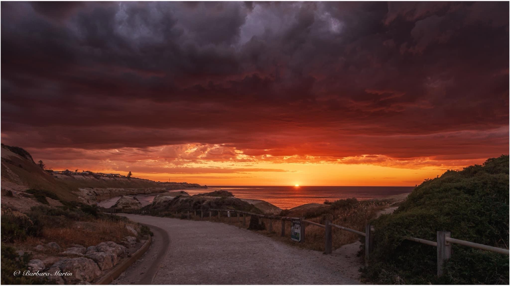 A breathtaking sunset moment