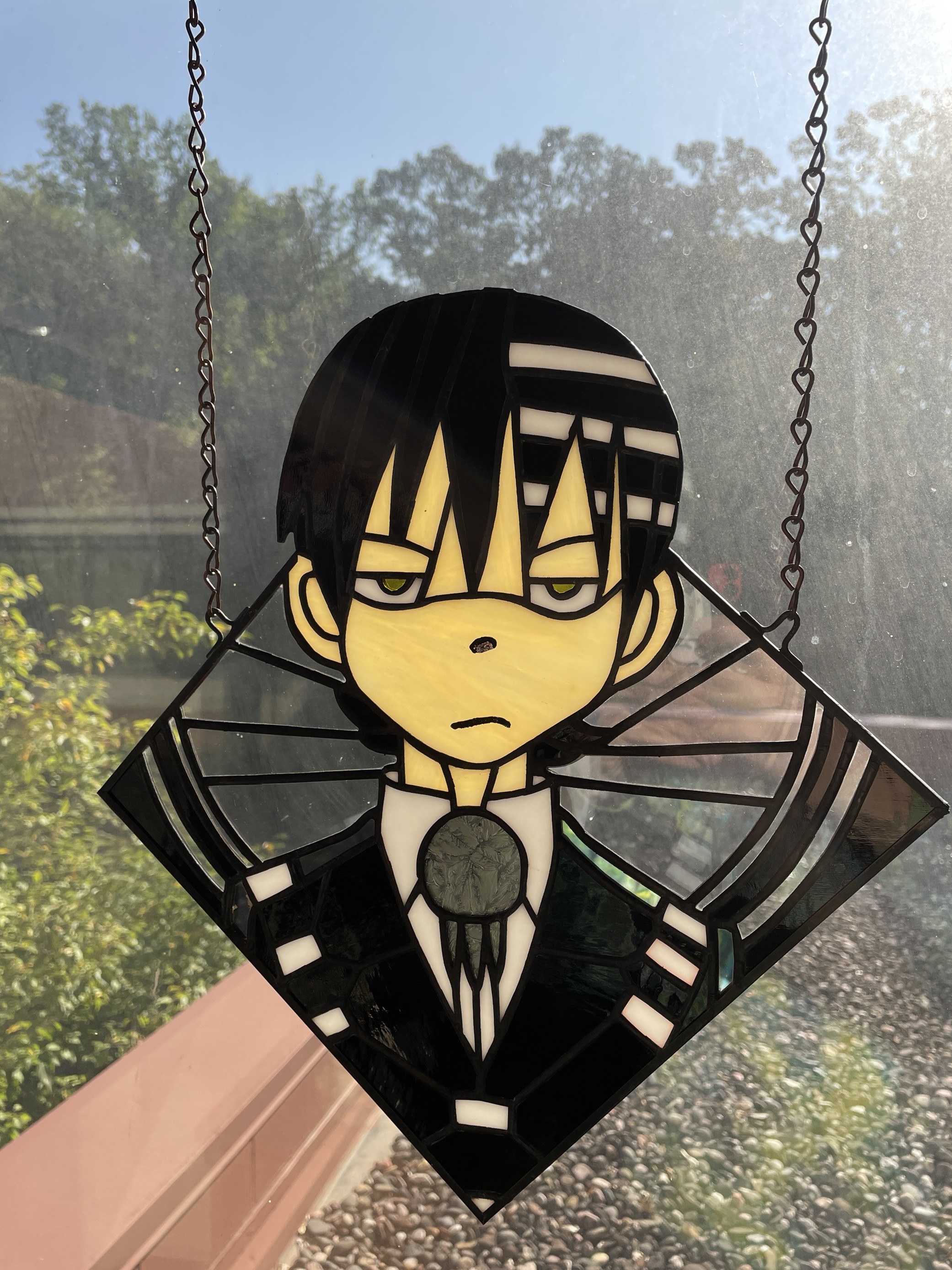 Stained Glass Art Inspired by Soul Eater