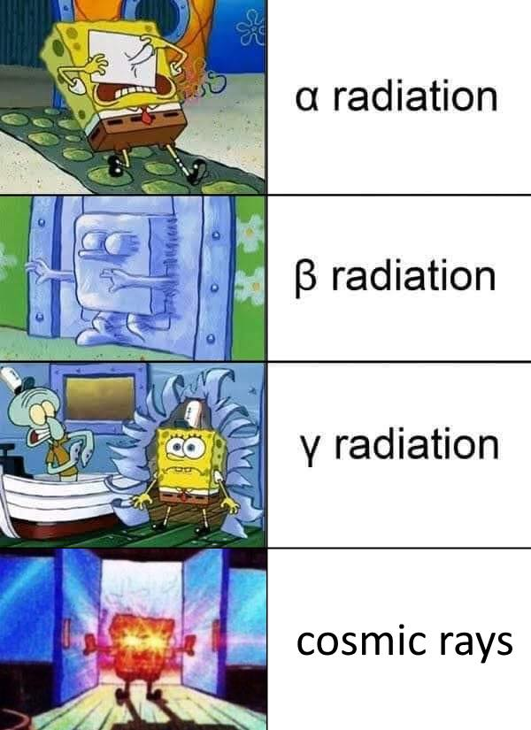 Spongebob in a Radiation Zone: What Could Go Wrong?