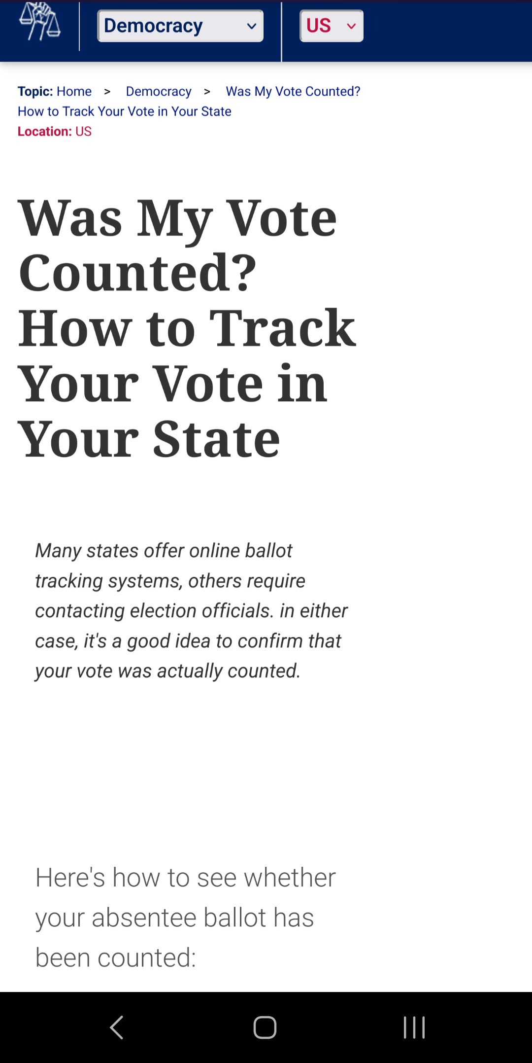 Does Your Vote Truly Make a Difference?