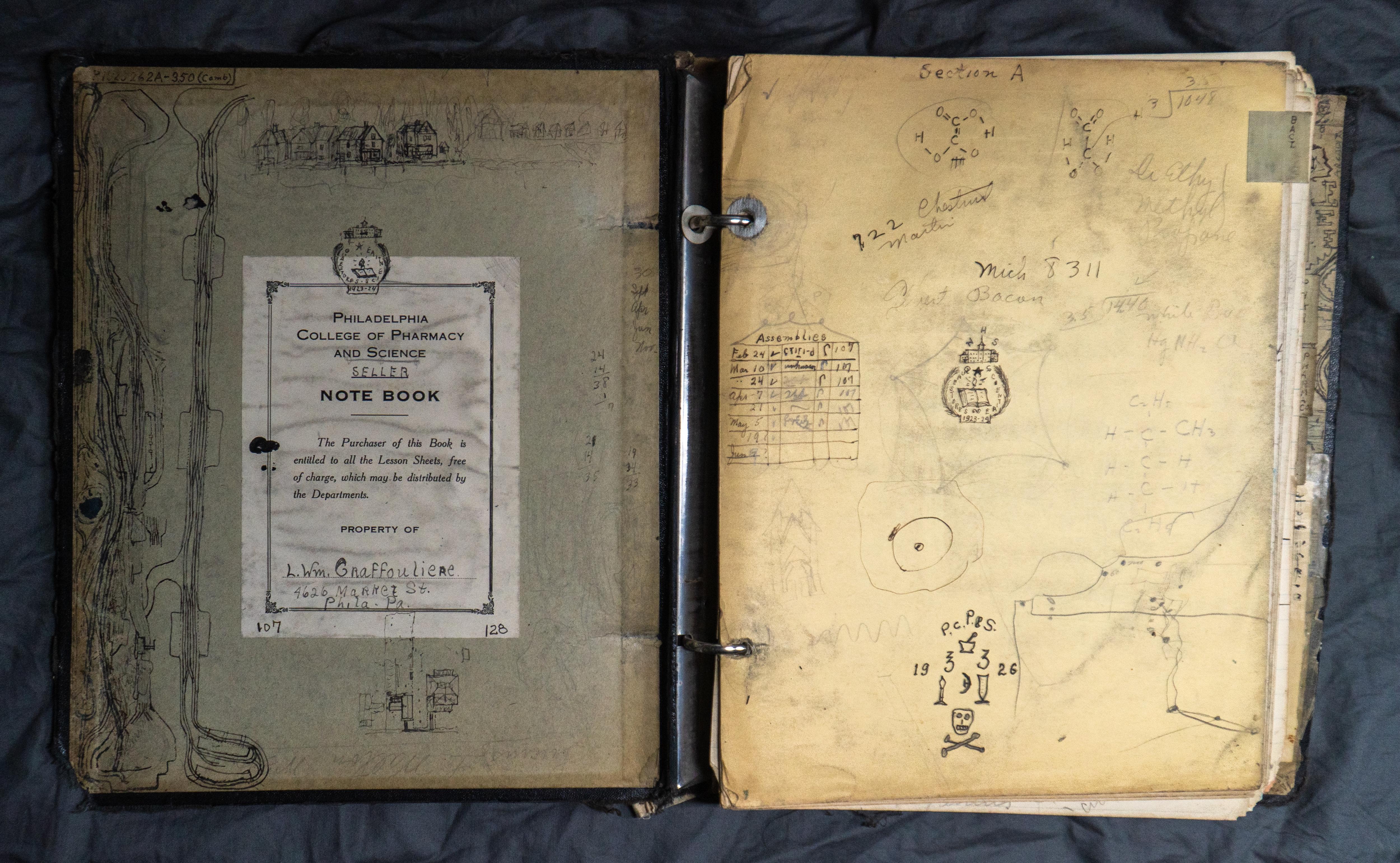 A Glimpse into a 1926 Notebook