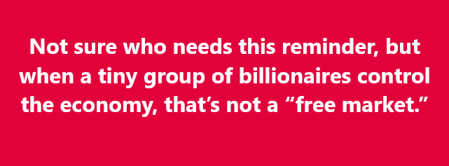 The 'Free Market' Ship Has Long Since Departed