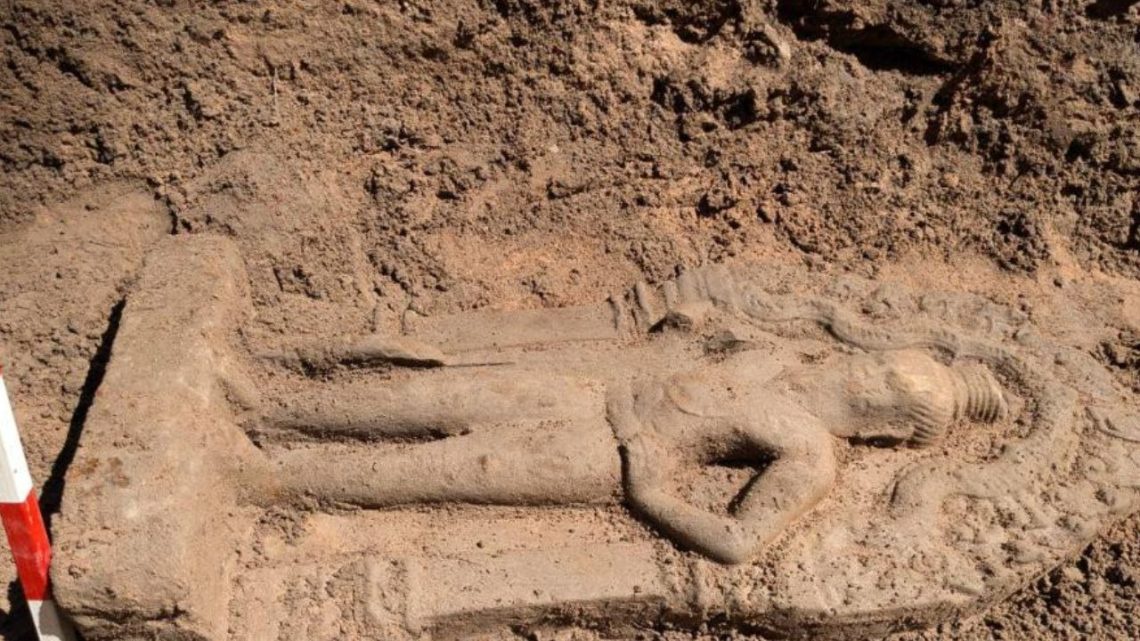 12 ancient guardian statues discovered in Cambodia...