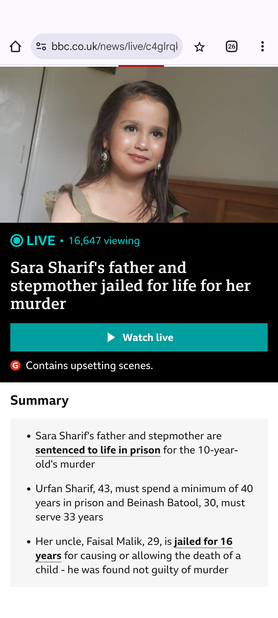 Judge Delivers Verdict in the Sara Sharif Case