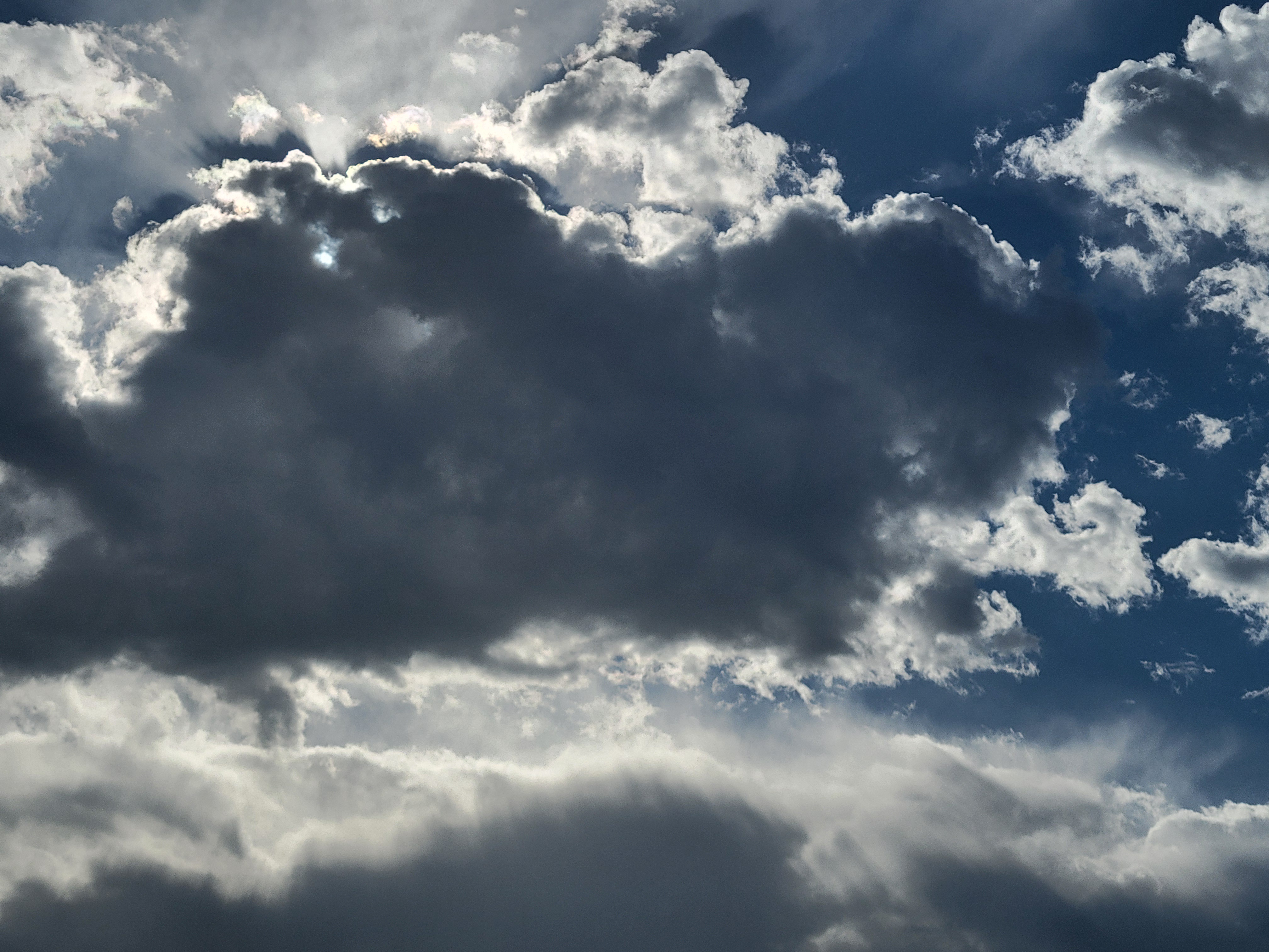 The Sun Peeking Through the Clouds