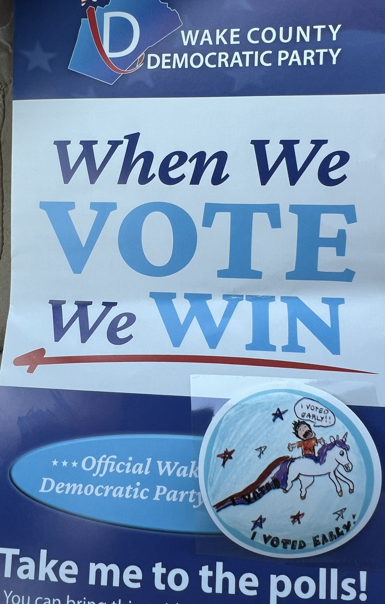 Absolutely Loving My Early Voting Flair!