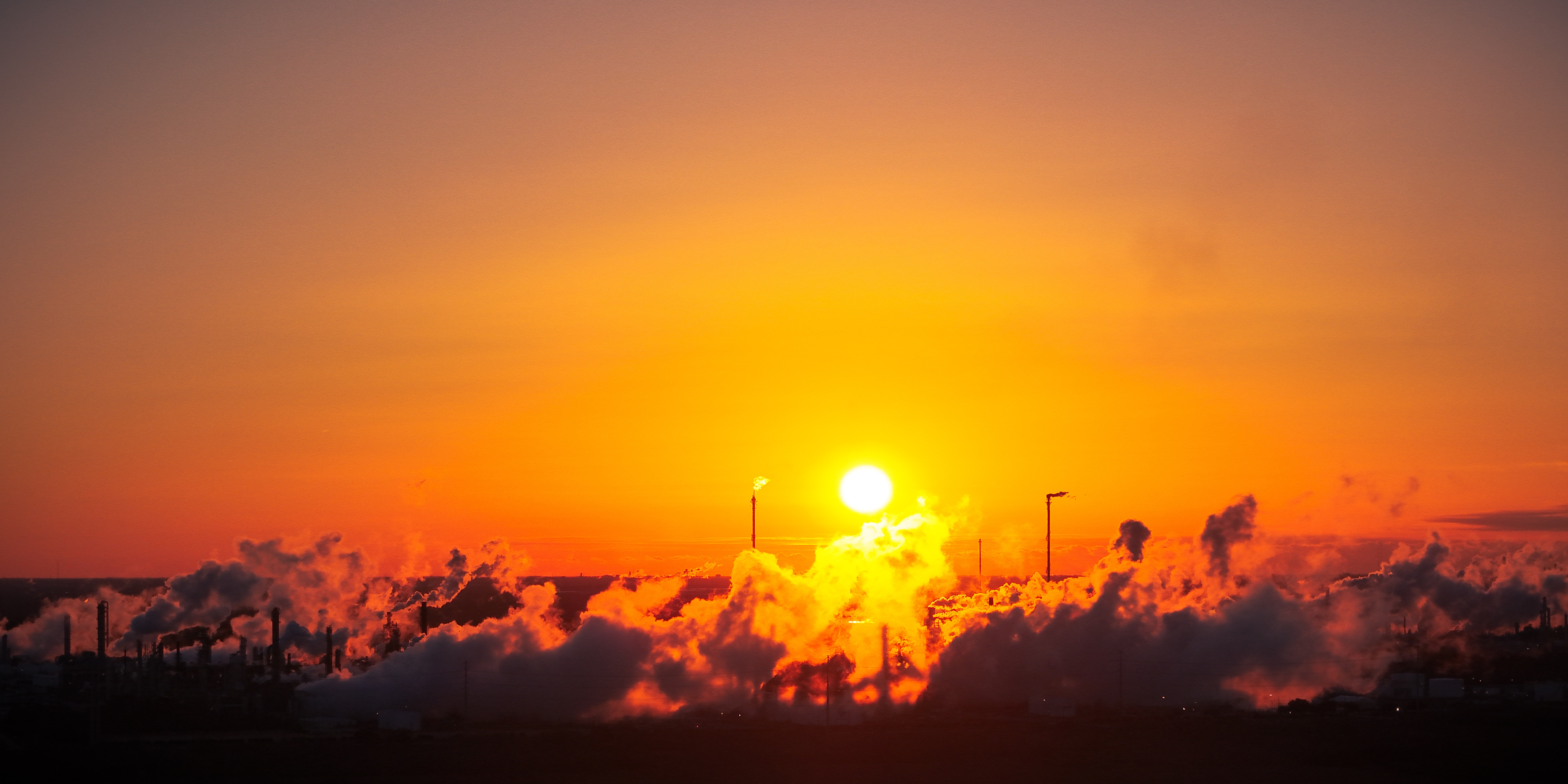 A Beautiful Industrial Sunrise in Texas