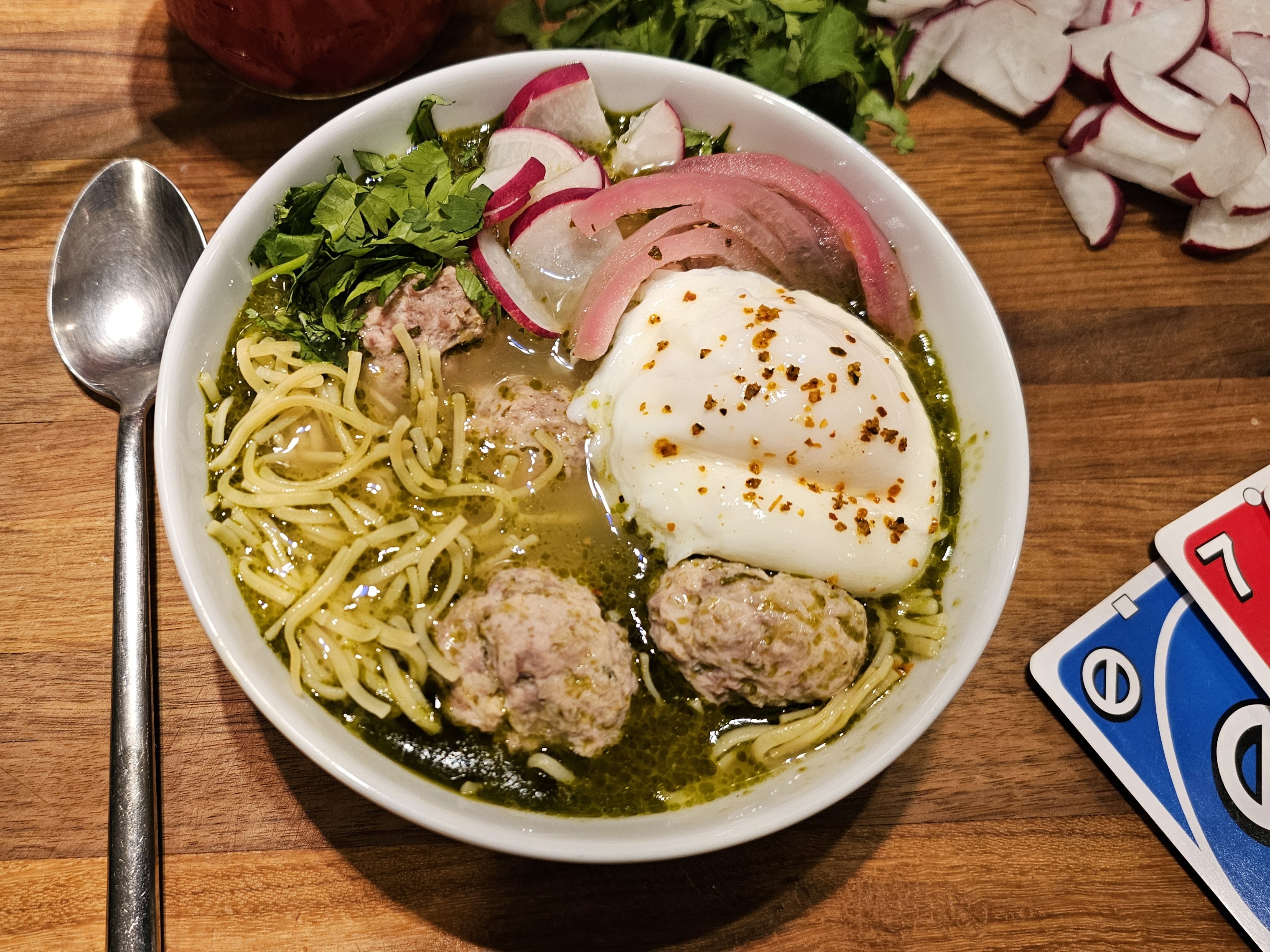 Delicious Green Mexican Meatball Soup Recipe