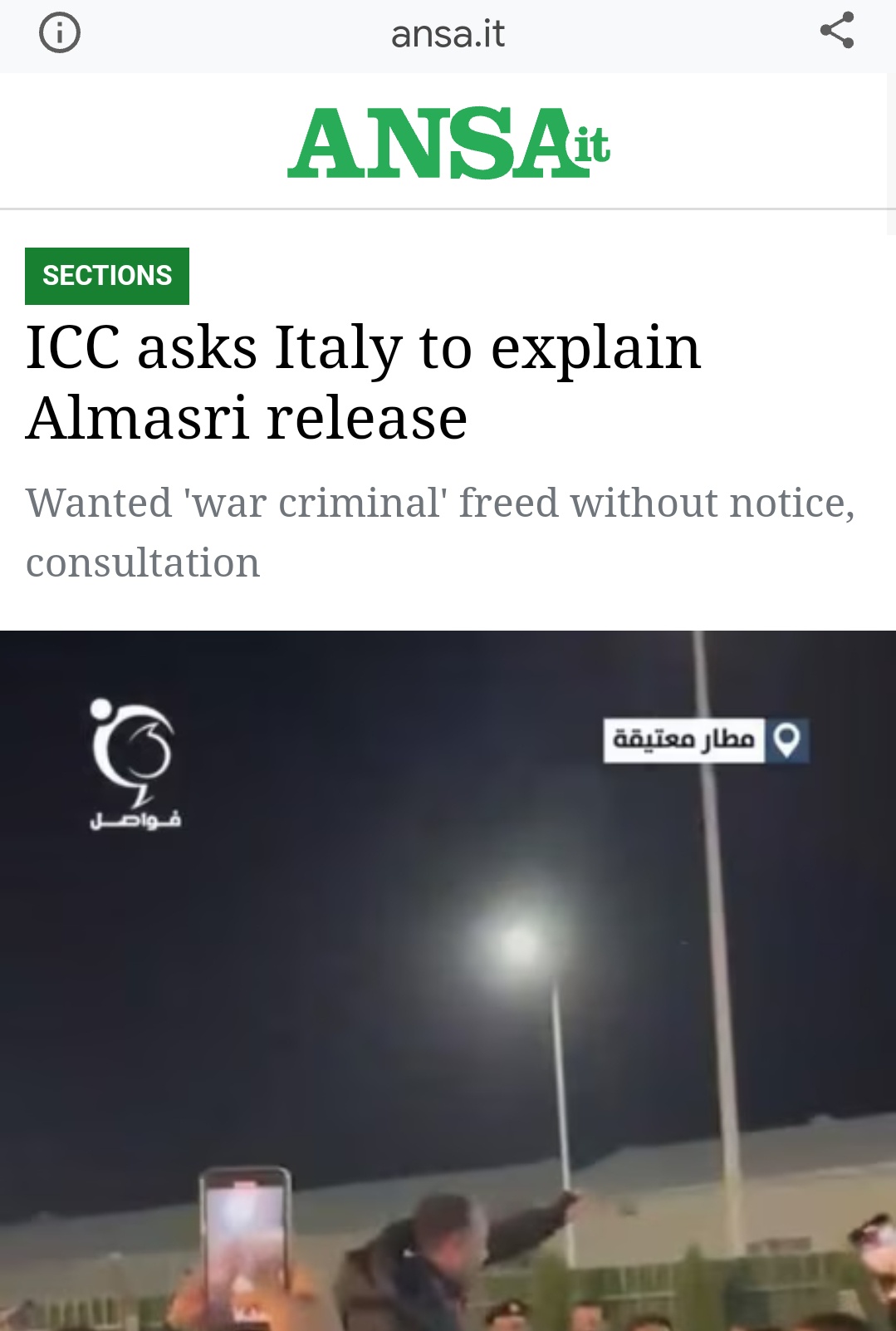 A Major Blunder by the Italian Government