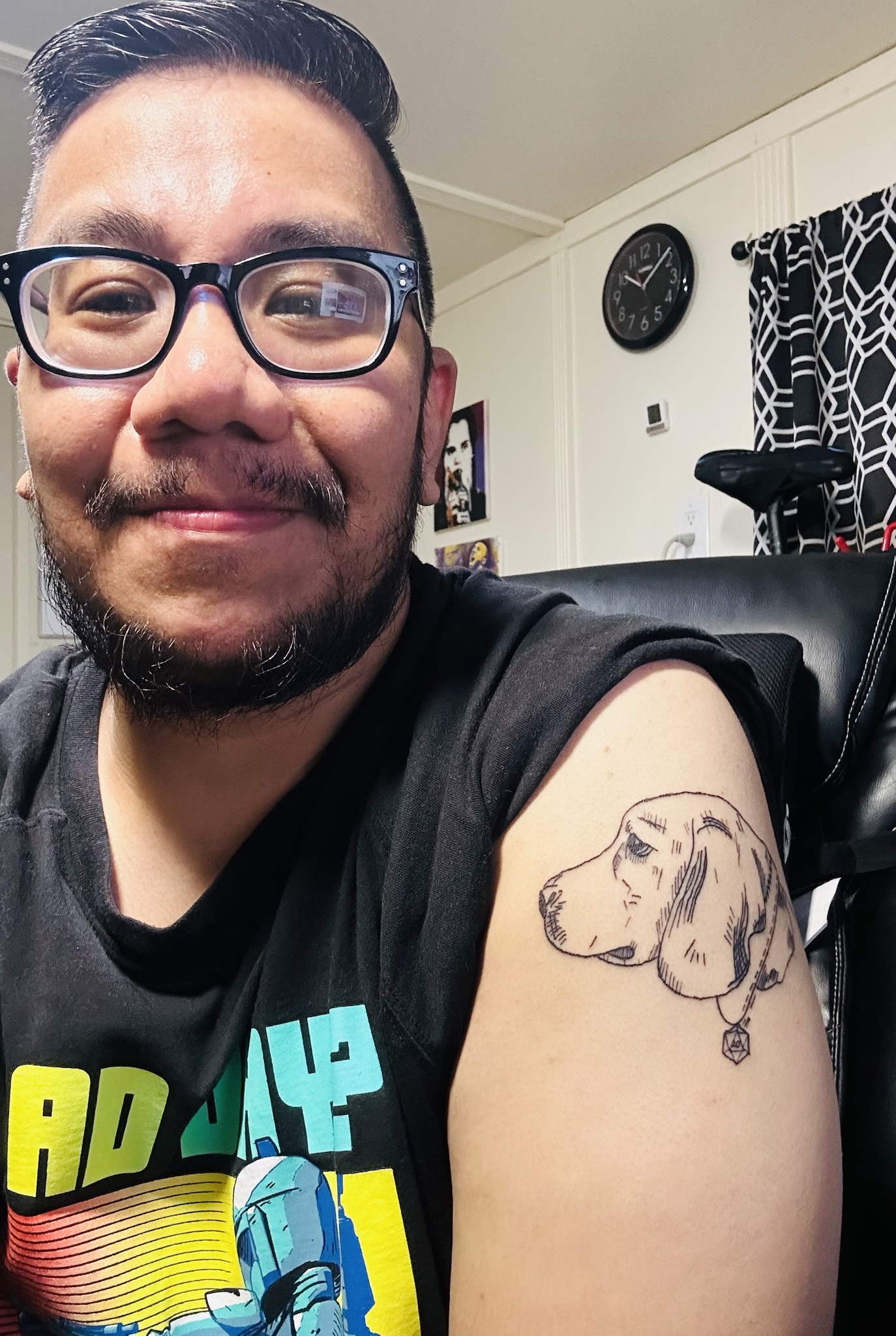 Check Out My New Christmas Tattoo!
