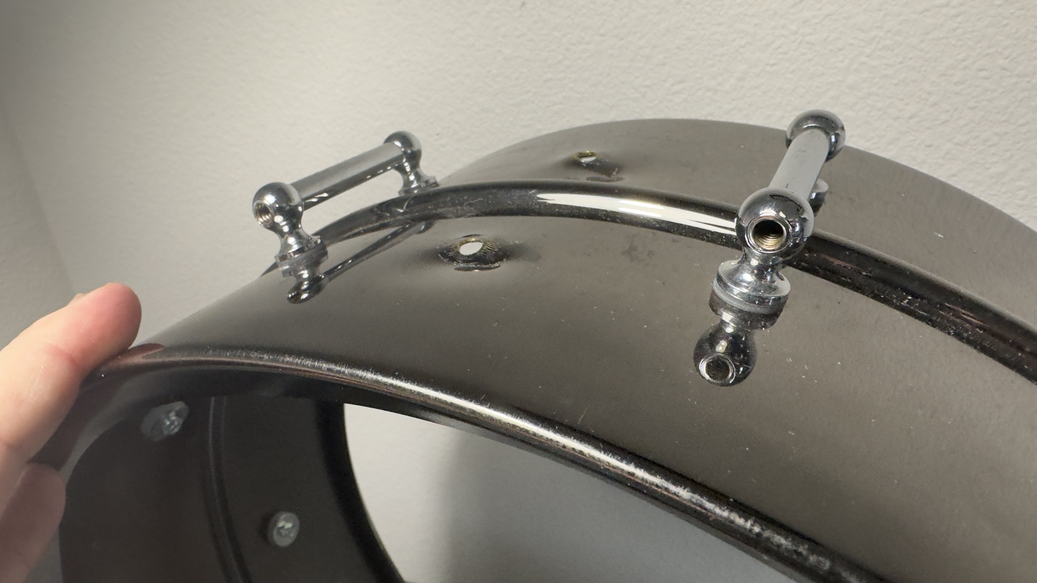 Accidentally ran over my Black Beauty's strainer!