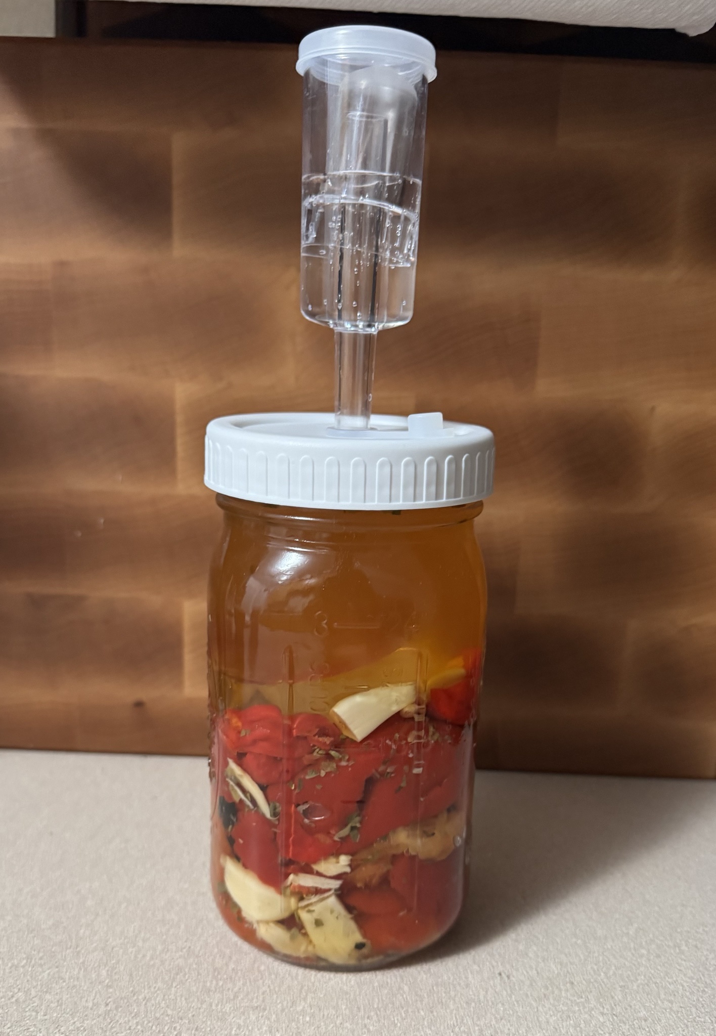 Day 4 of My Fermented Carolina Reaper Hot Sauce Journey