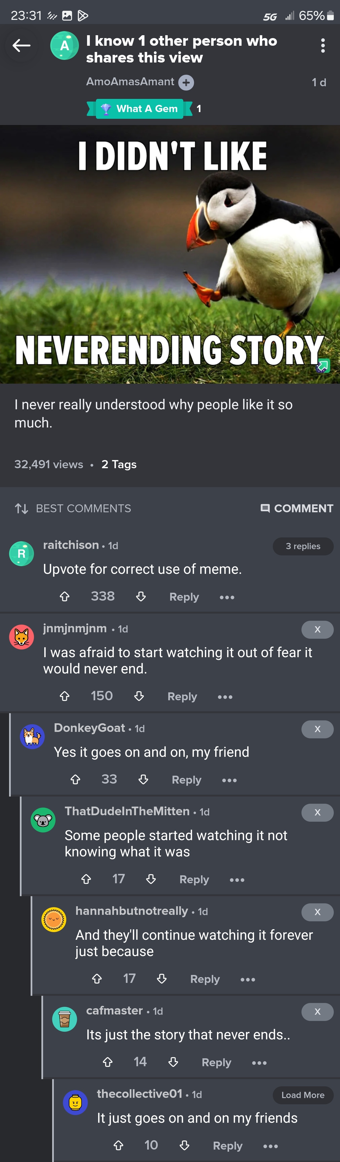 There are moments when this community makes my heart swell with joy...