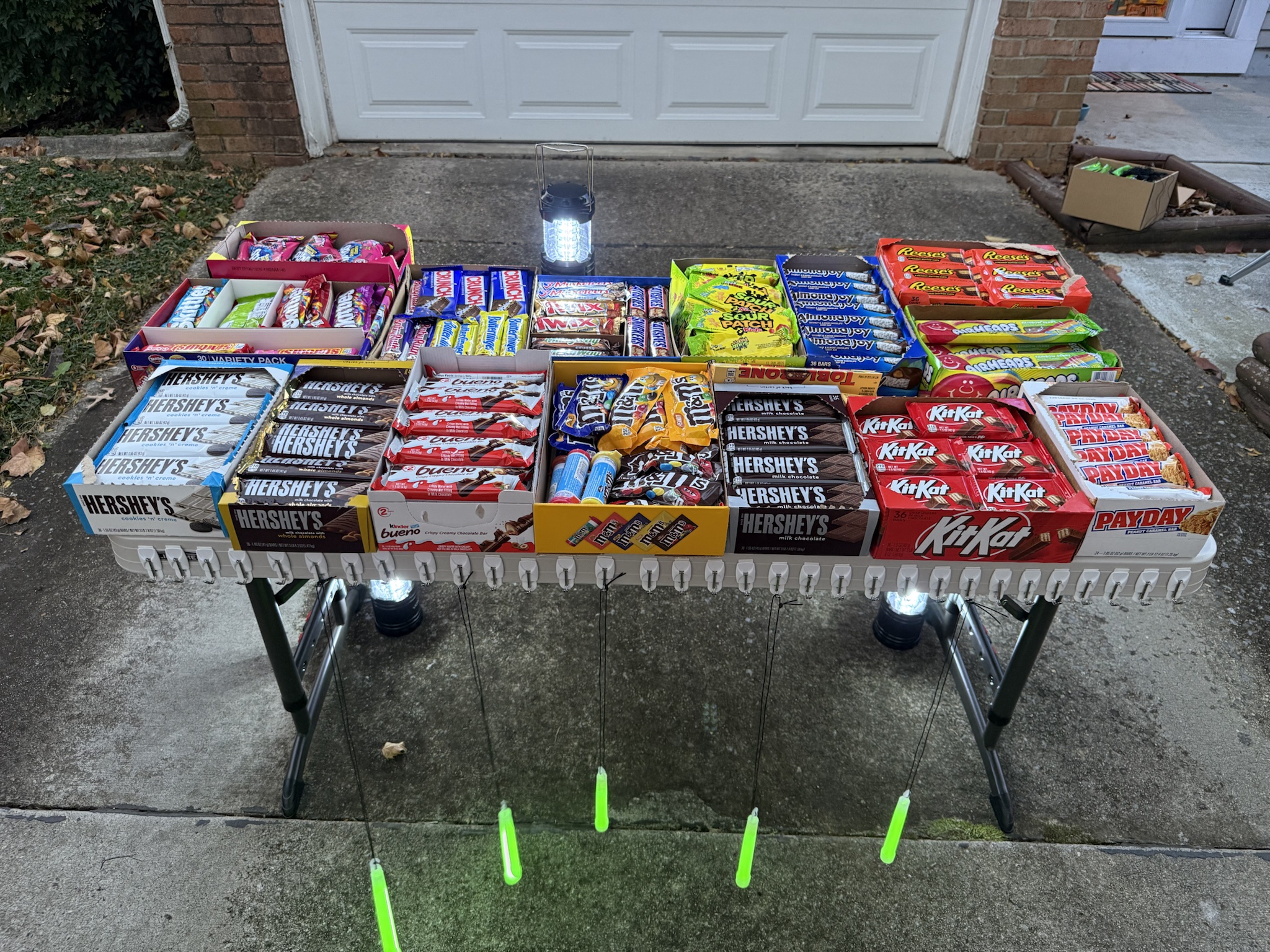 Check out our Trick or Treat table full of goodies!