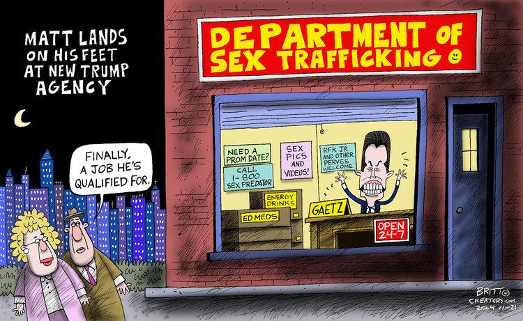 Shining a light on the Department of Sex Trafficking