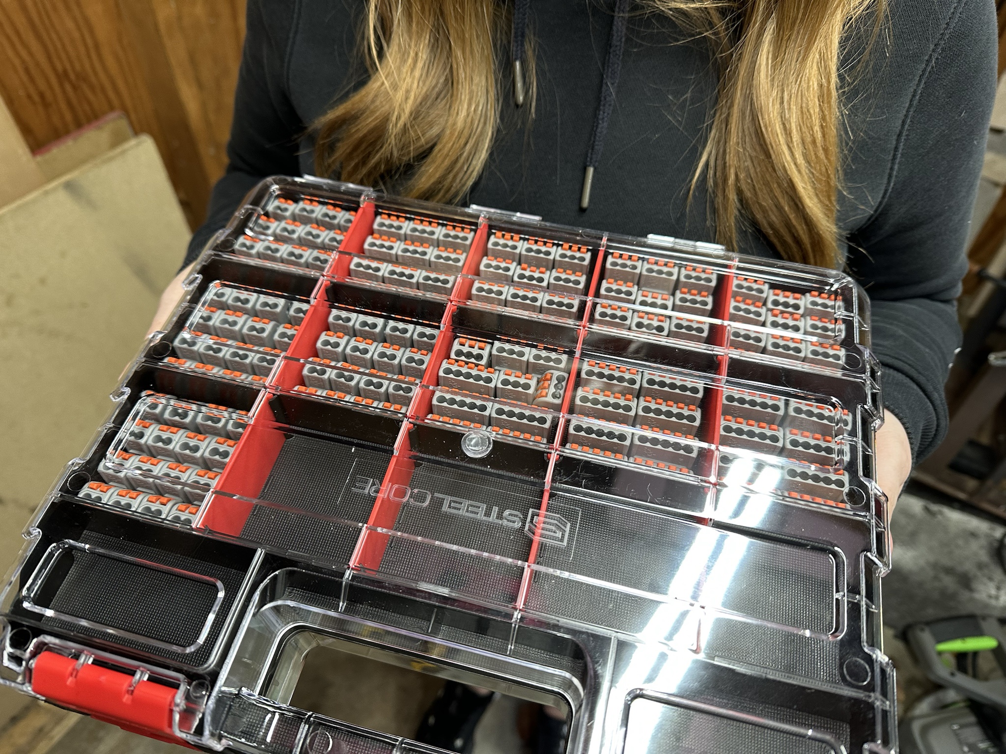 When You Ask the Baby for Help Organizing Your Hardware: A Heartwarming Moment