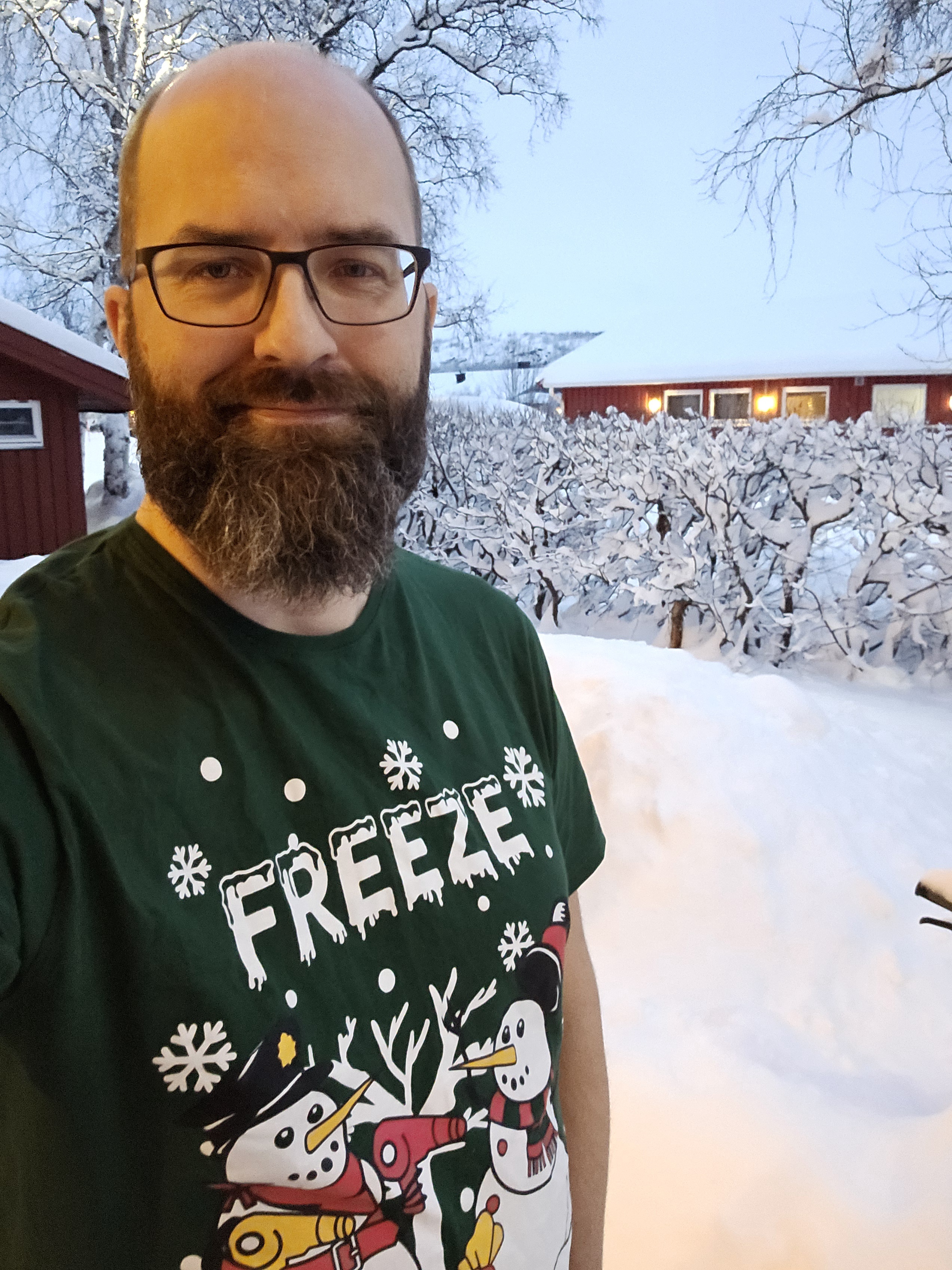Sending warm Christmas wishes all the way from the Arctic!