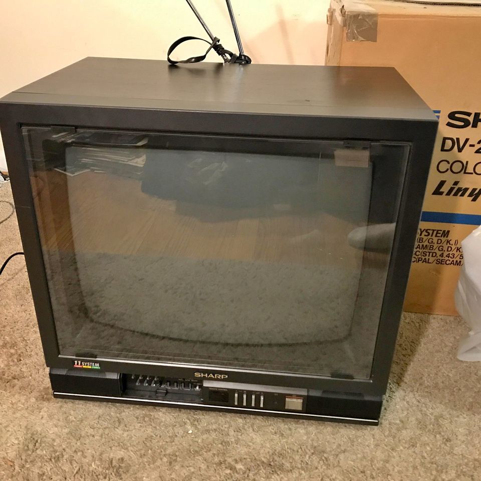 Step Back in Time with the Sharp 19" CRT TV from June '87