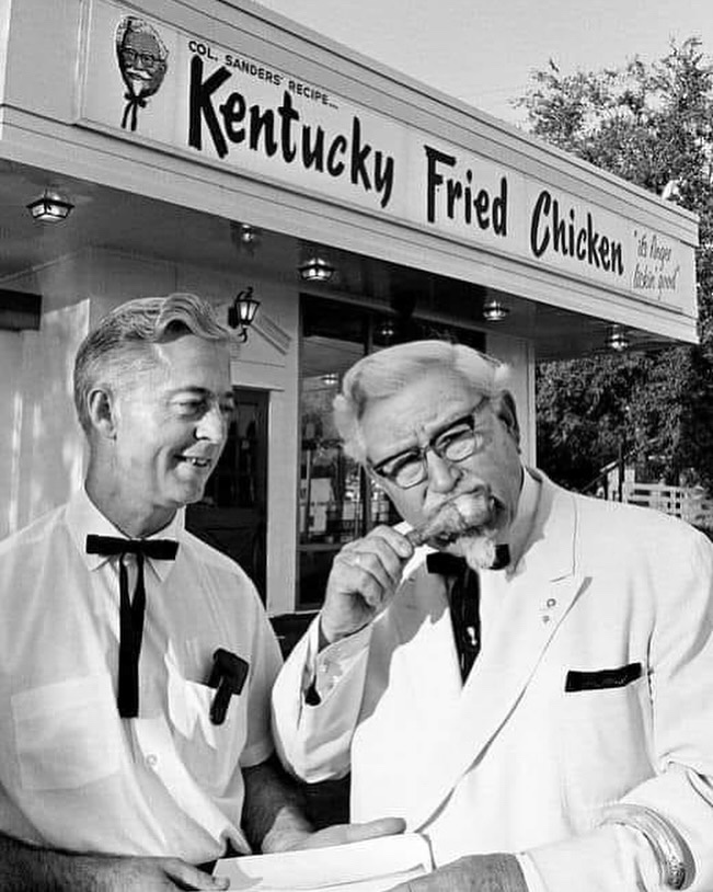 Colonel Sanders Launches a New Kentucky Fried Chicken Joint in Nashville, 1966