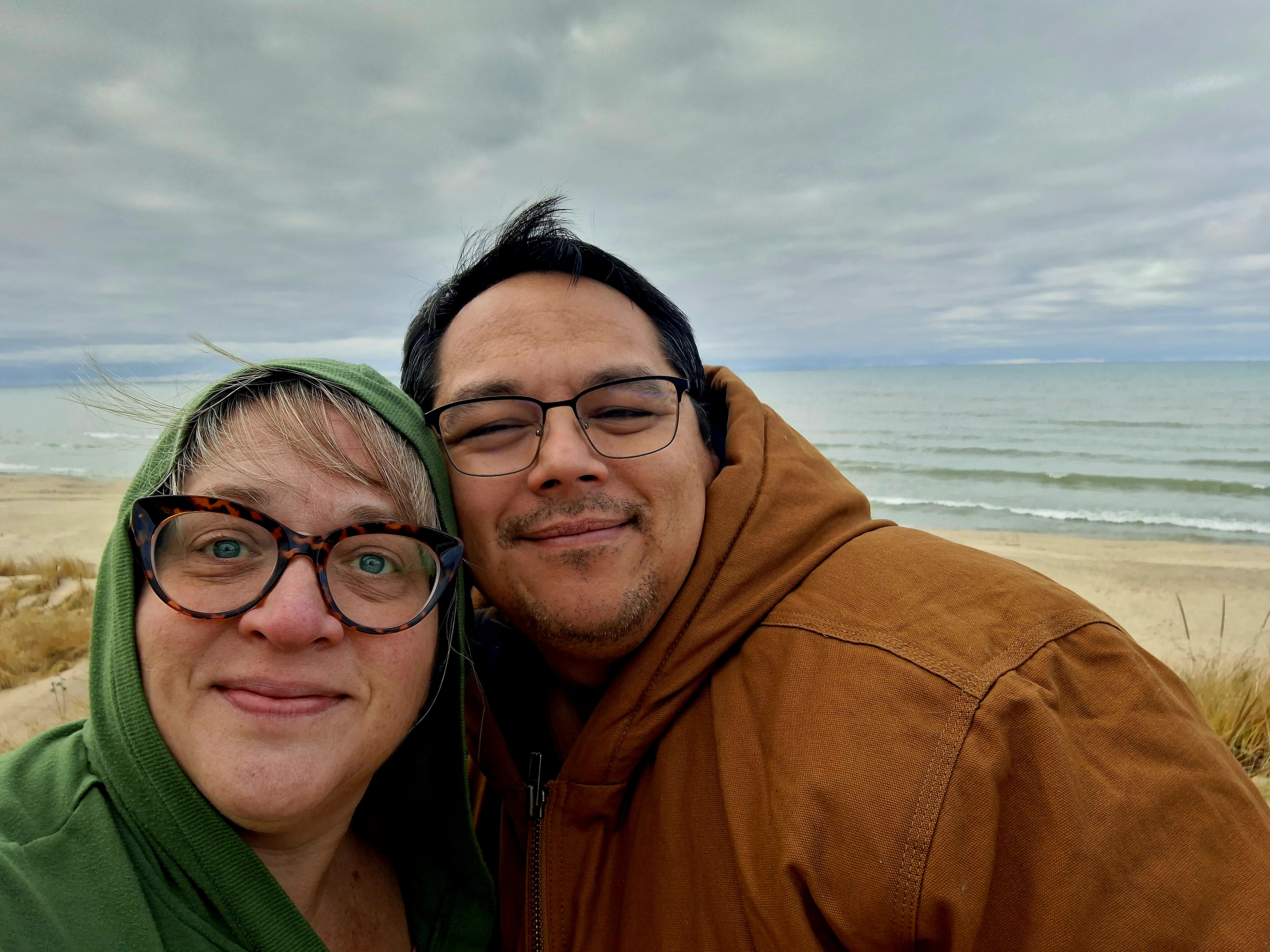 Happy Chrismahannukwanzibirthiversarynewyear from the Beautiful Shores of Lake Michigan!