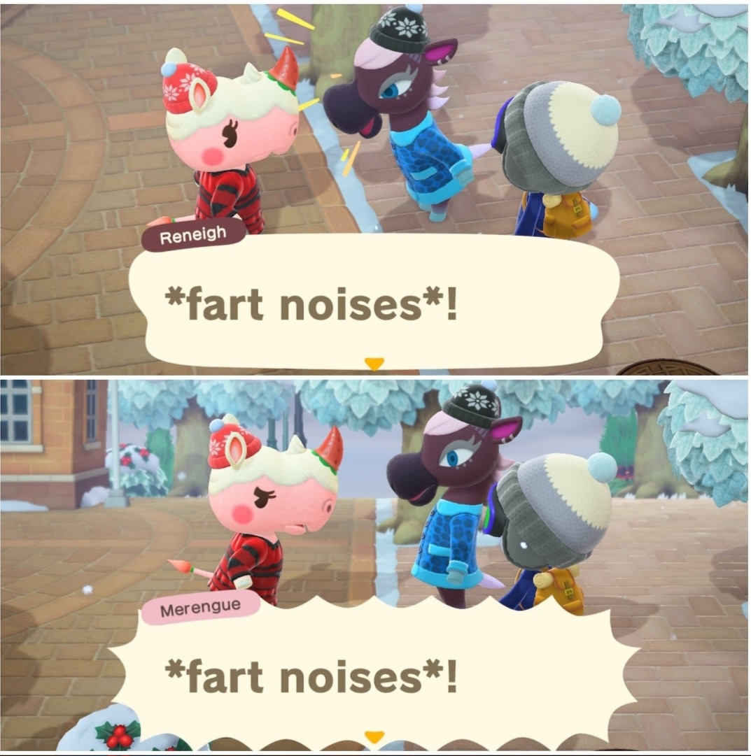 Oops! I made a blunder in Animal Crossing.