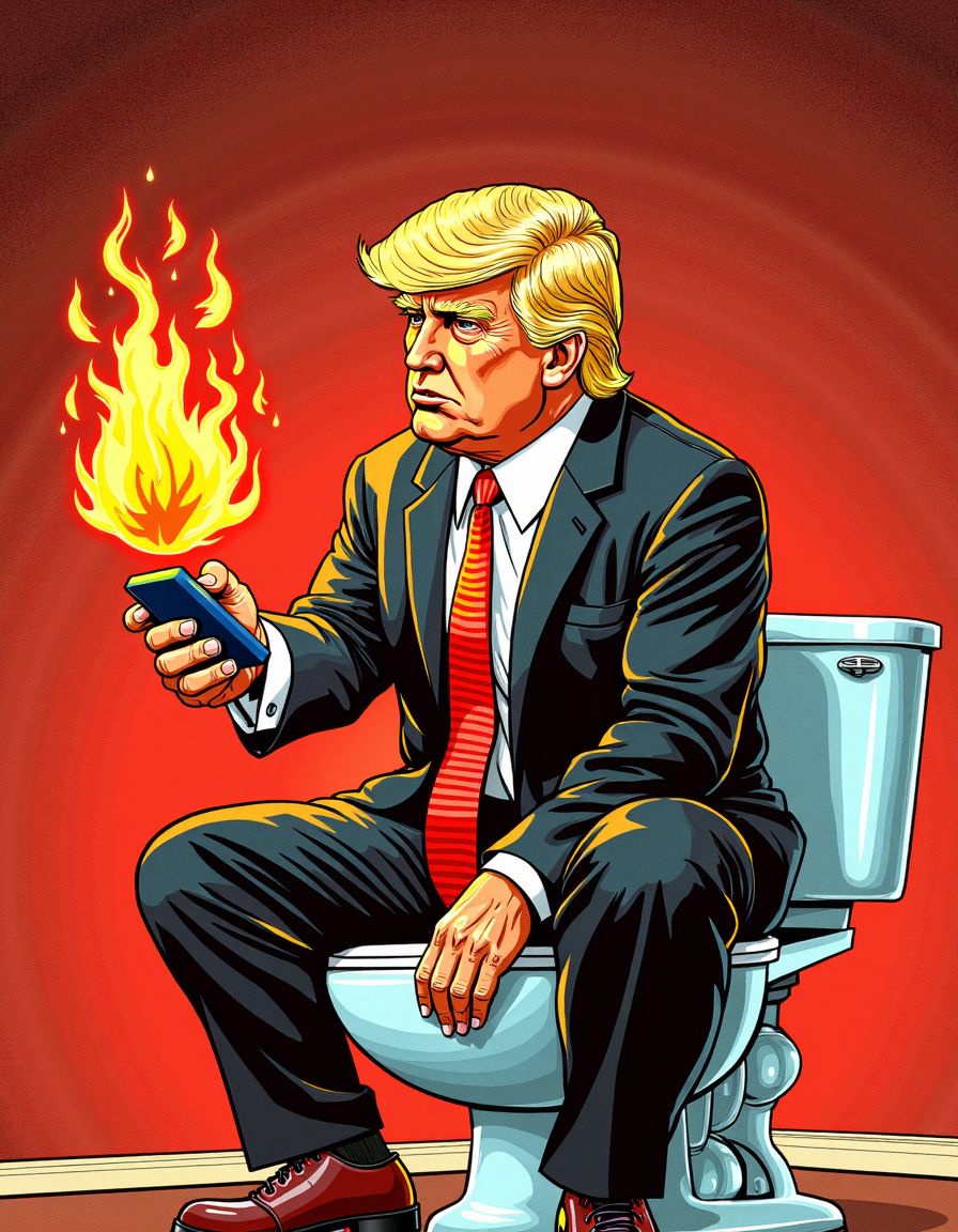 Trump's Burner Phone Mystery: Routed Through Egypt