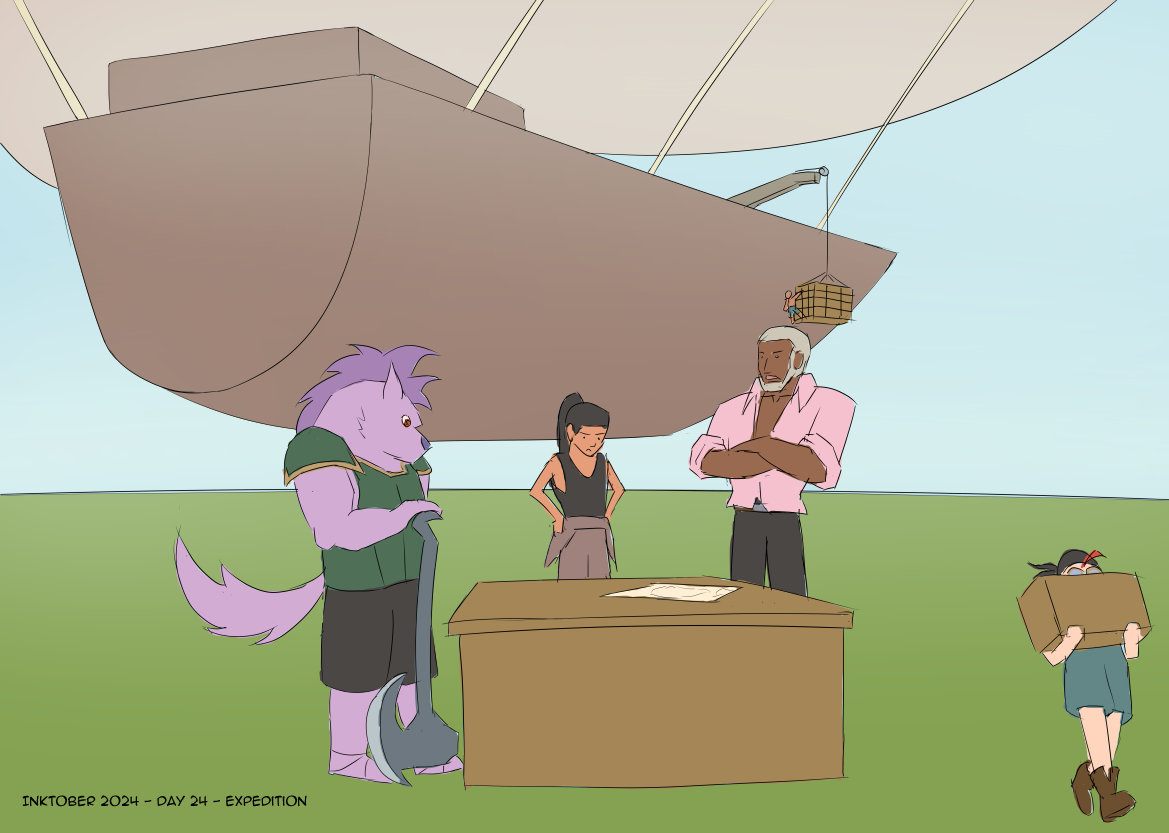 Inktober 2024 - Day 24: The Great Expedition