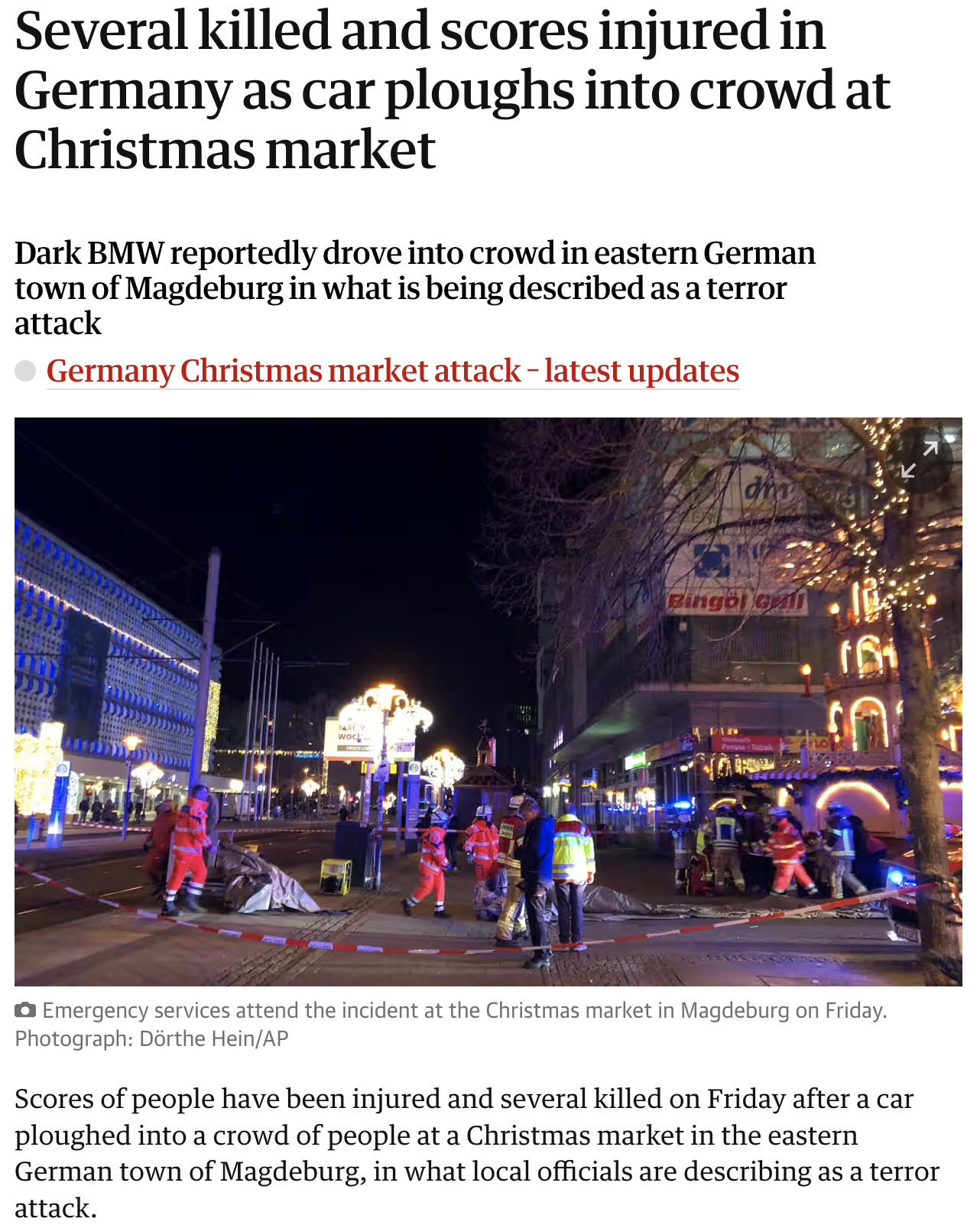 Another tragedy strikes my country, and I can't believe it
