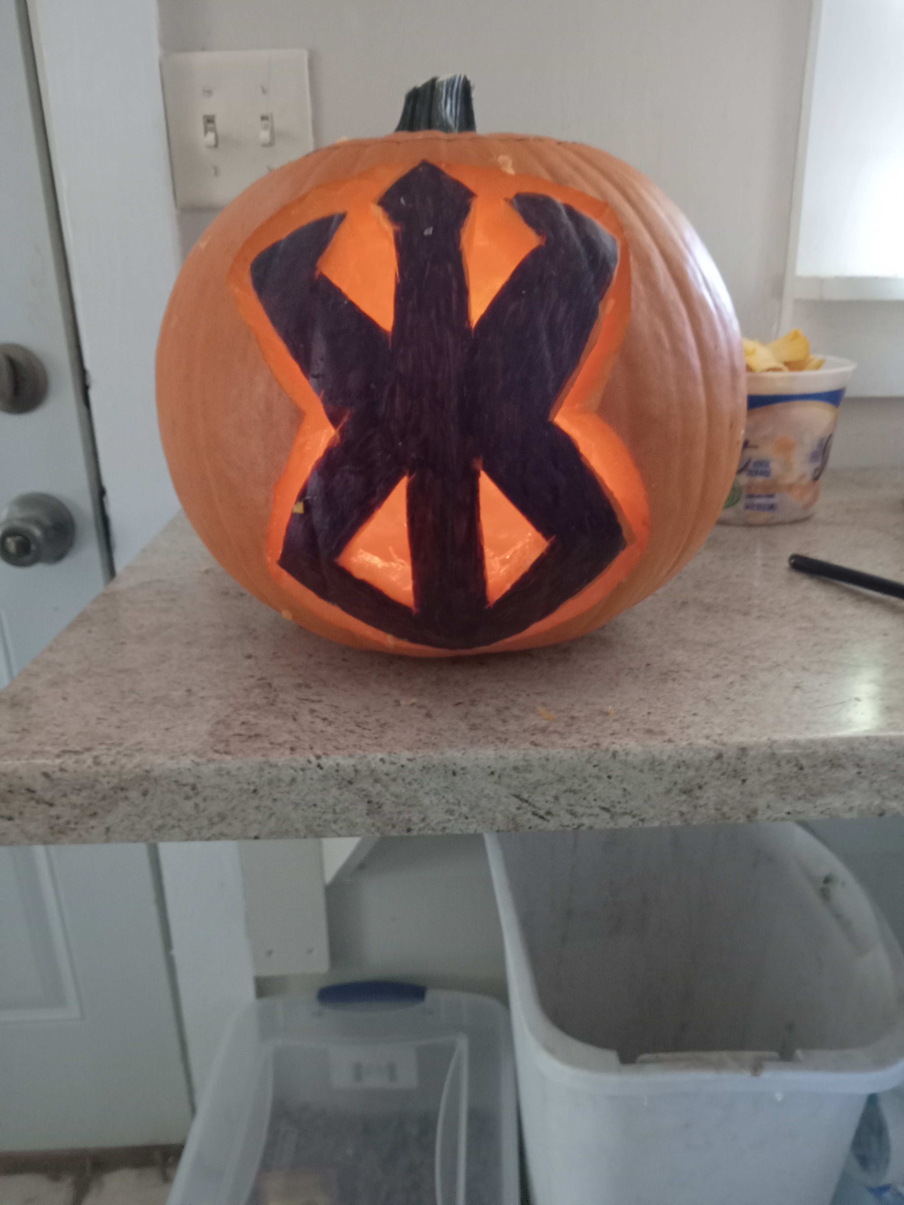 Check Out My Stylish Branded Pumpkin!
