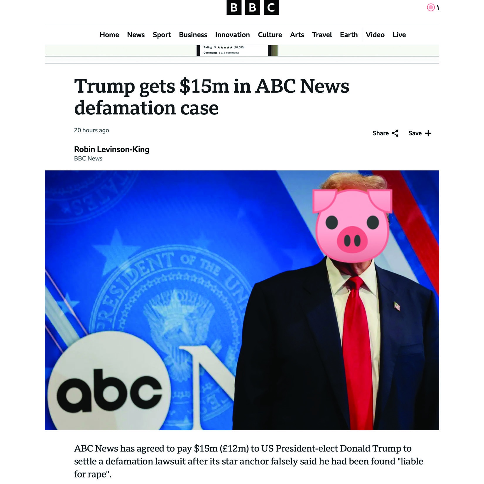 ABC: The Cowards Who Pretended to Be a News Organization