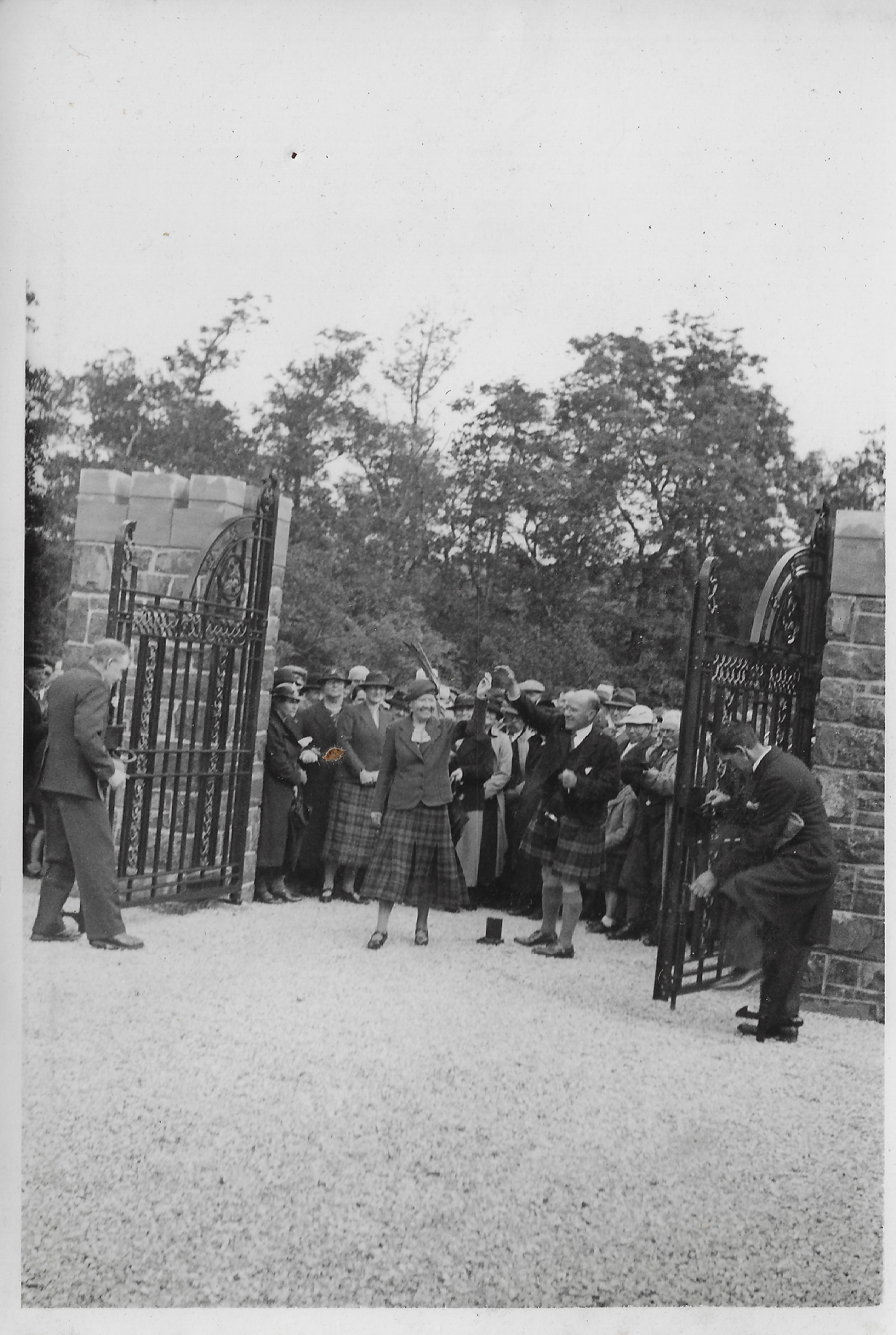 Dunvegan Castle's Grand Gate Opening Ceremony - July 1938