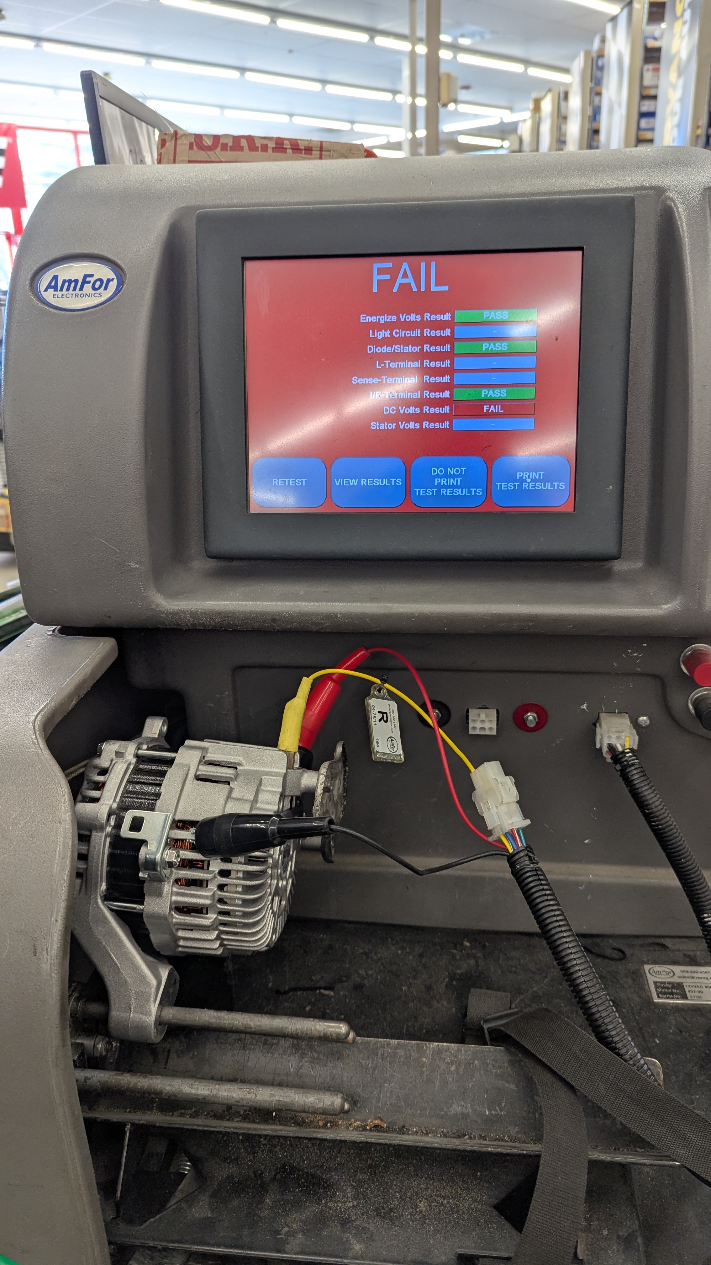 Testing the alternator: Results are in!