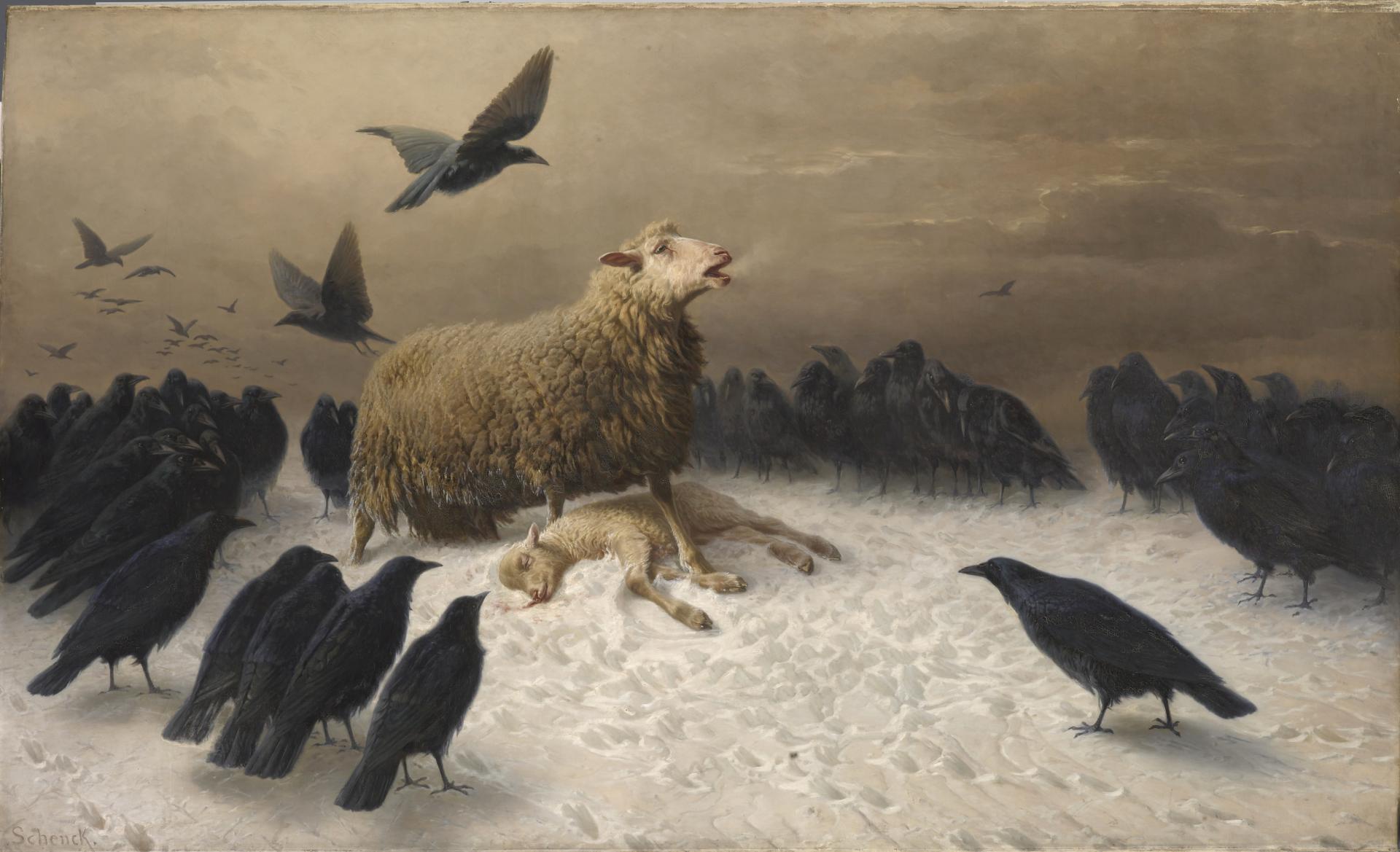 The Emotional Depth of Anguish by August Friedrich Schenck