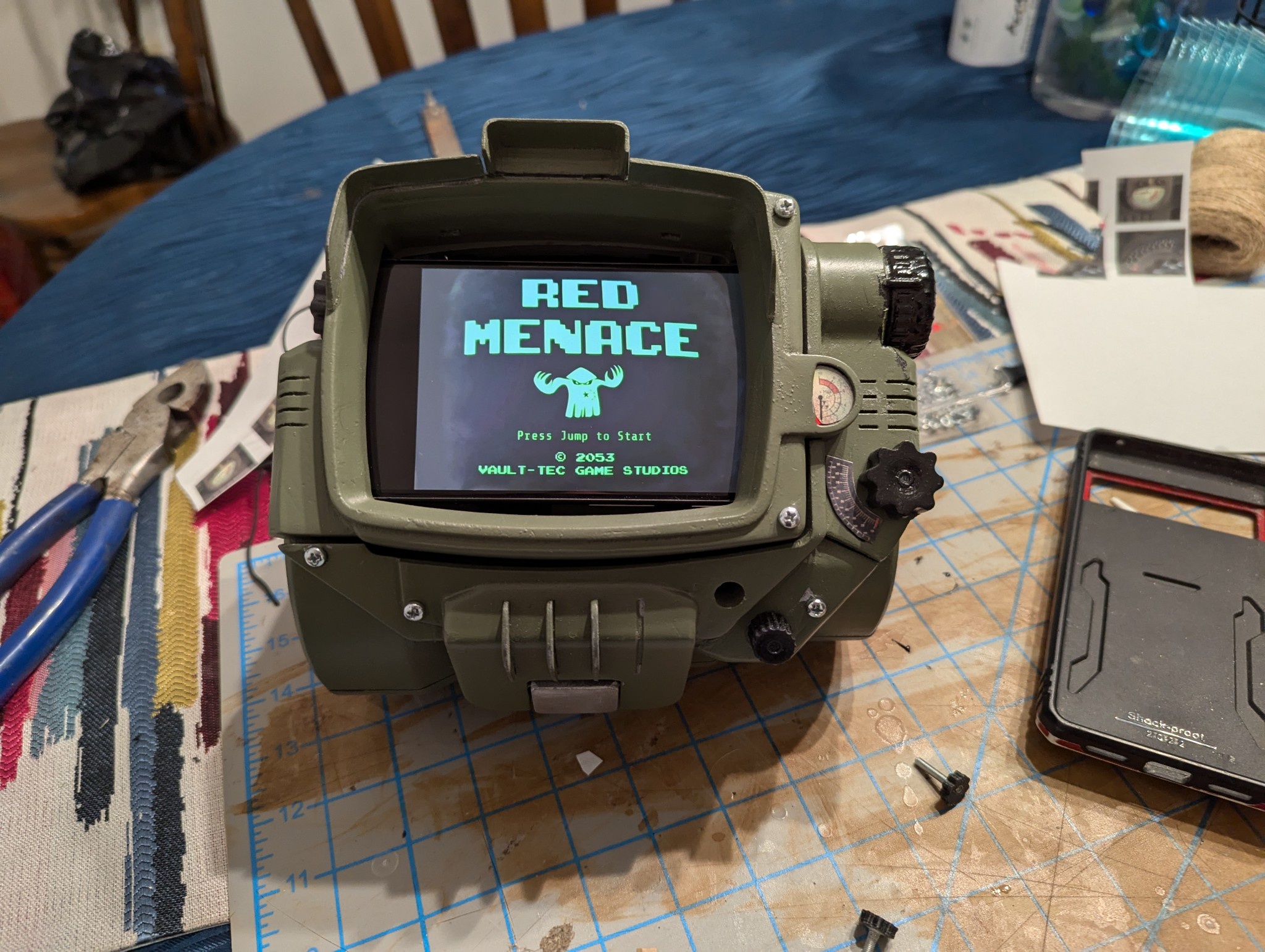 My DIY Pip-Boy 3000: A Unique Phone Holder