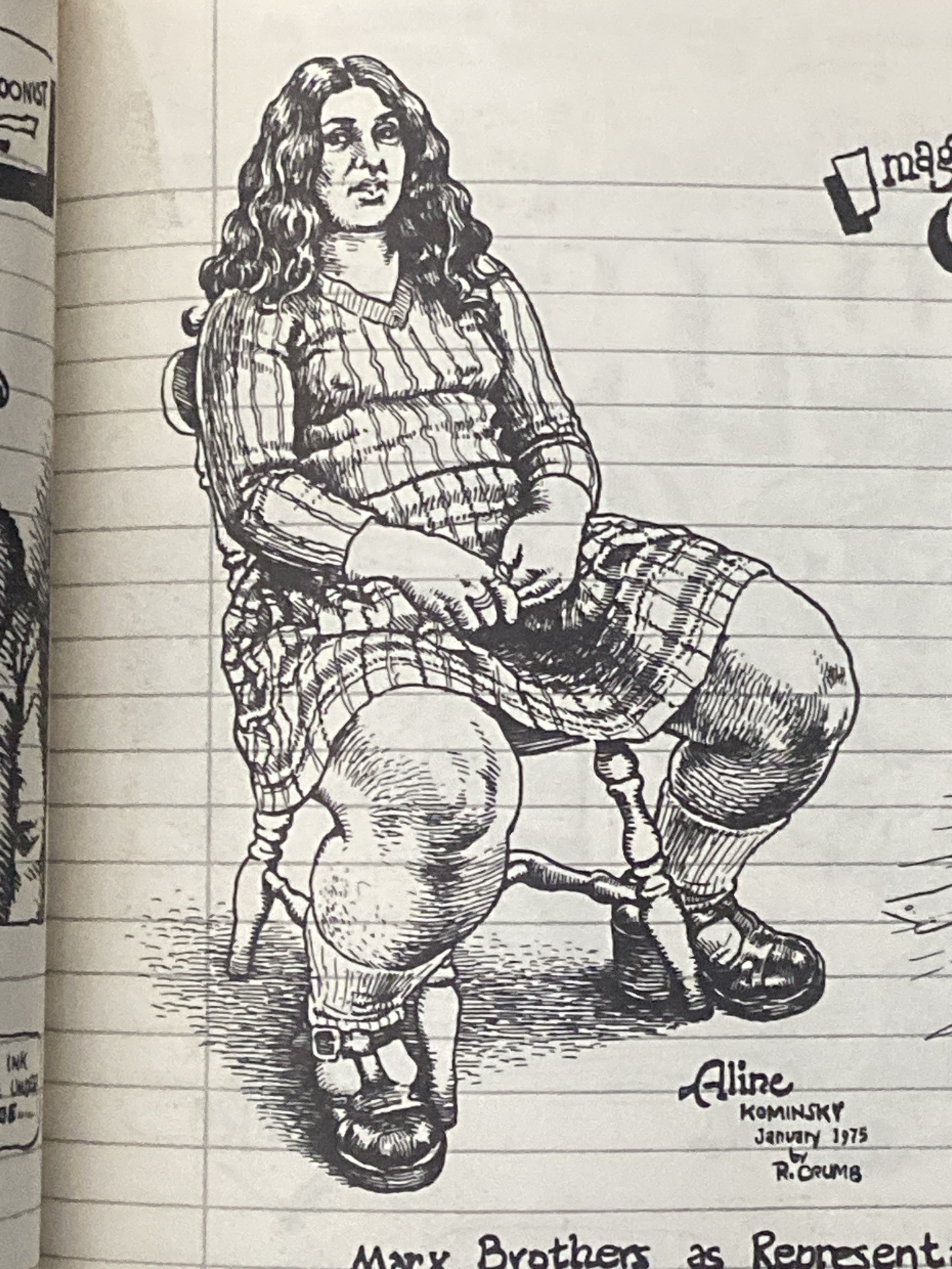 Sending my heartfelt condolences to Robert Crumb on the loss of his wife and muse, Aline.