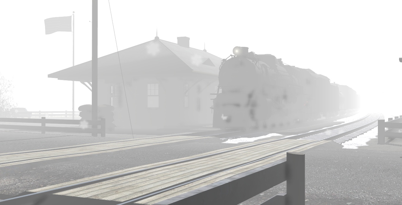 Throwback to Train Chasing in Montvale PA - December 1953