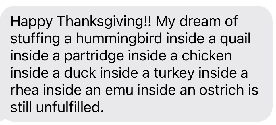 Celebrating Another Turkey Day
