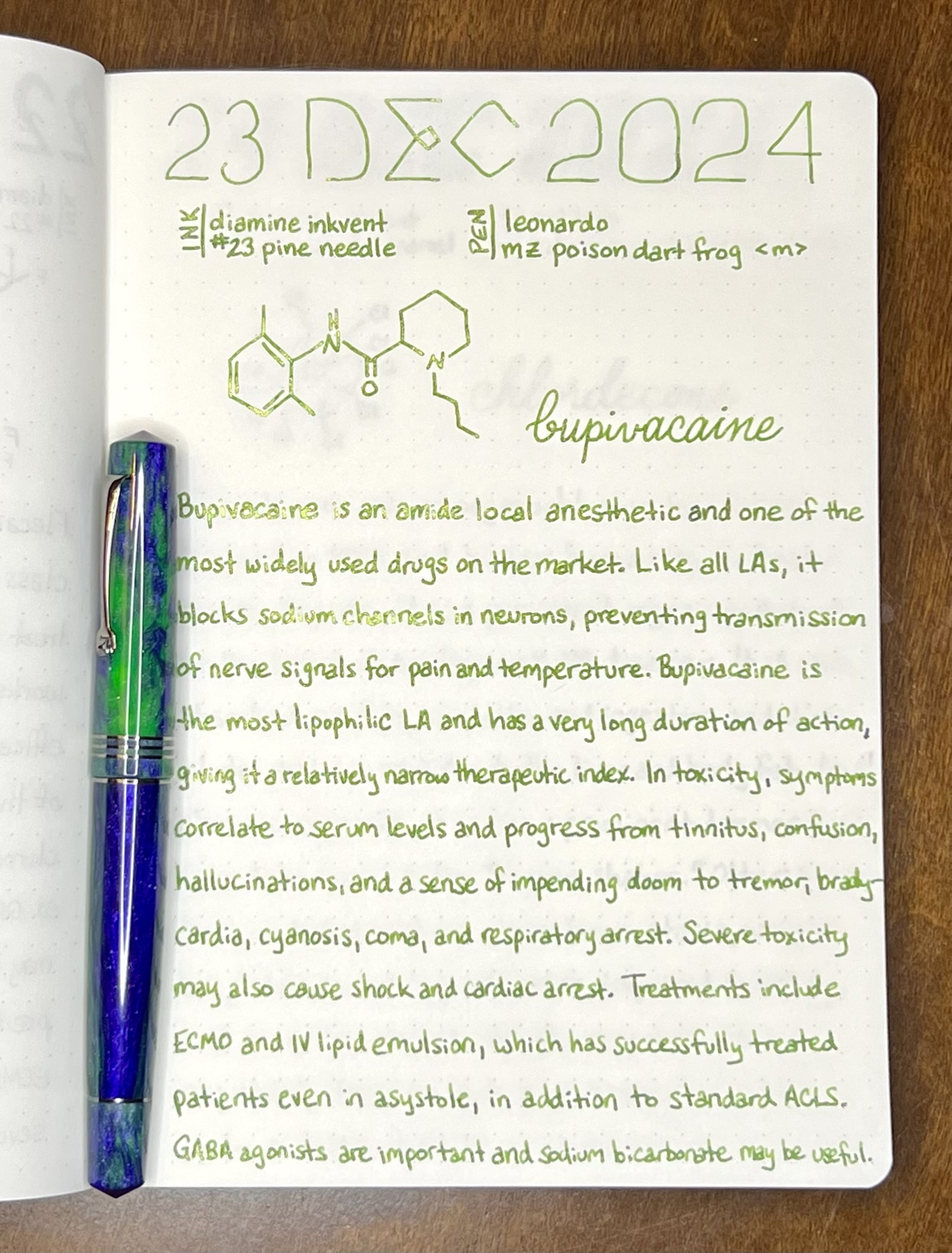 Tox-inkvent 2024: Day 23 of the journey.