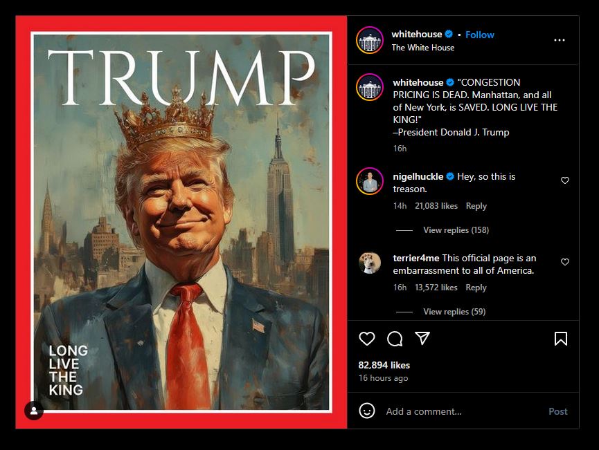 Straight from the Official White House Instagram
